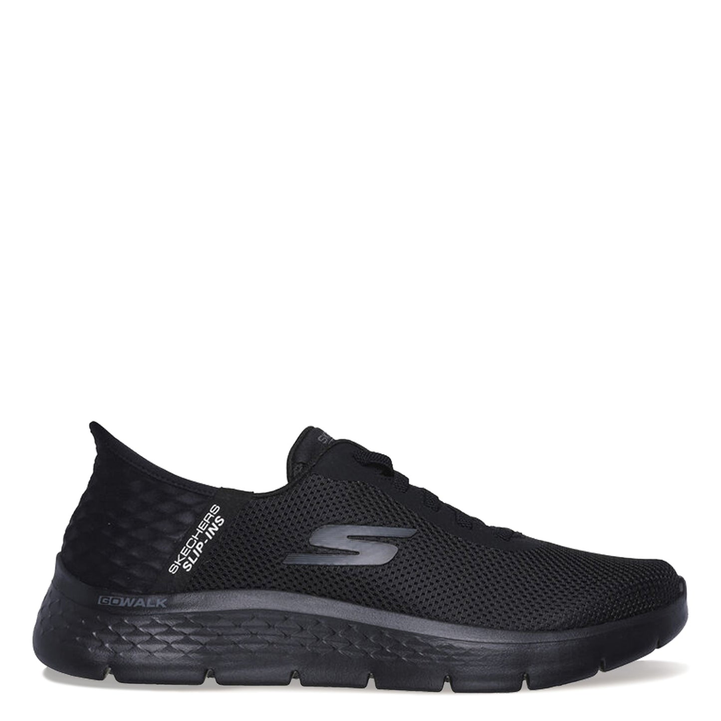 Peltz Shoes Men's Skechers Slip-ins: GO WALK Flex - Hands Up Sneaker - Wide Width Black 216496WW-BBK
