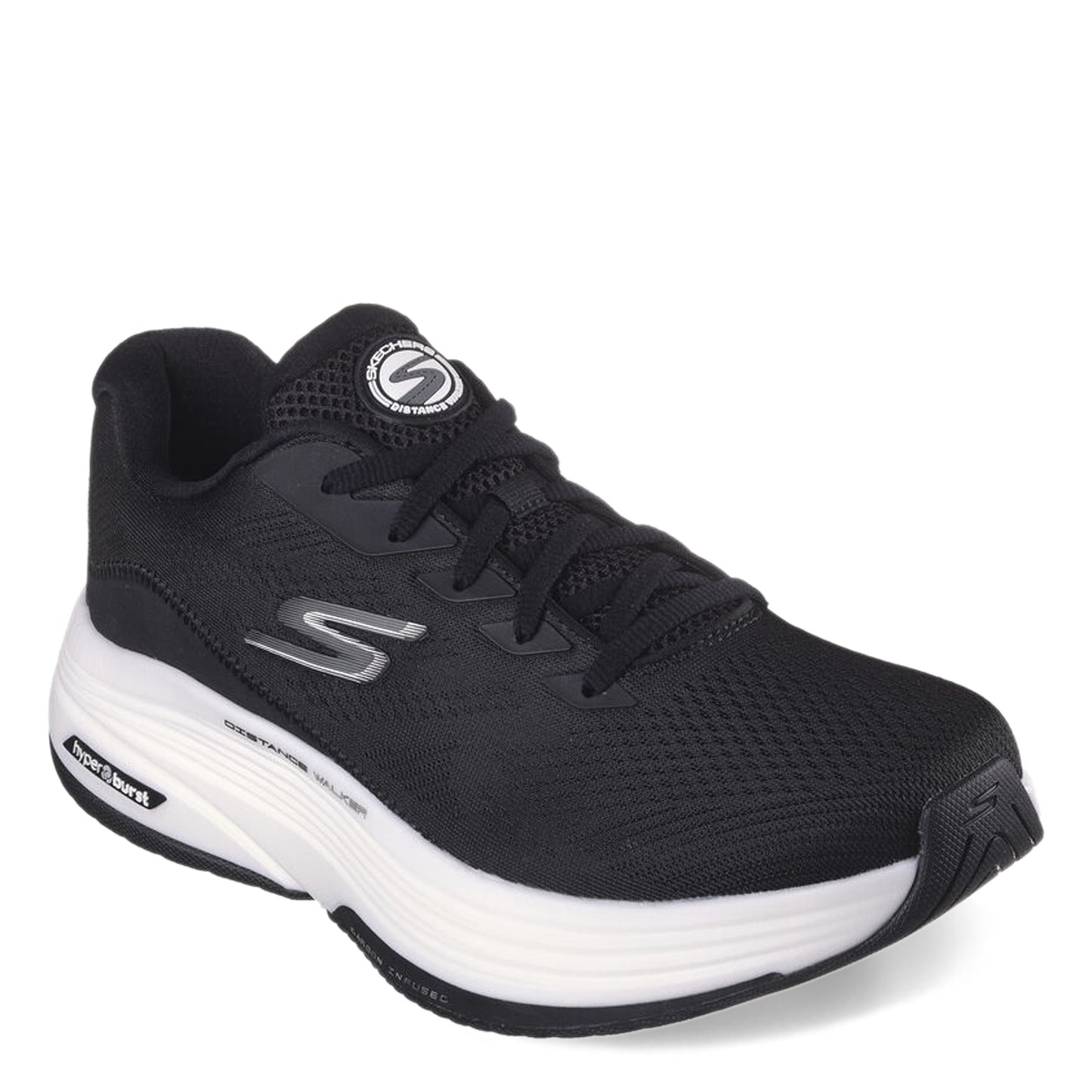 Peltz Shoes Men's Skechers GO WALK Distance Walker - Endurance Walking Shoe Black 216528-BKW