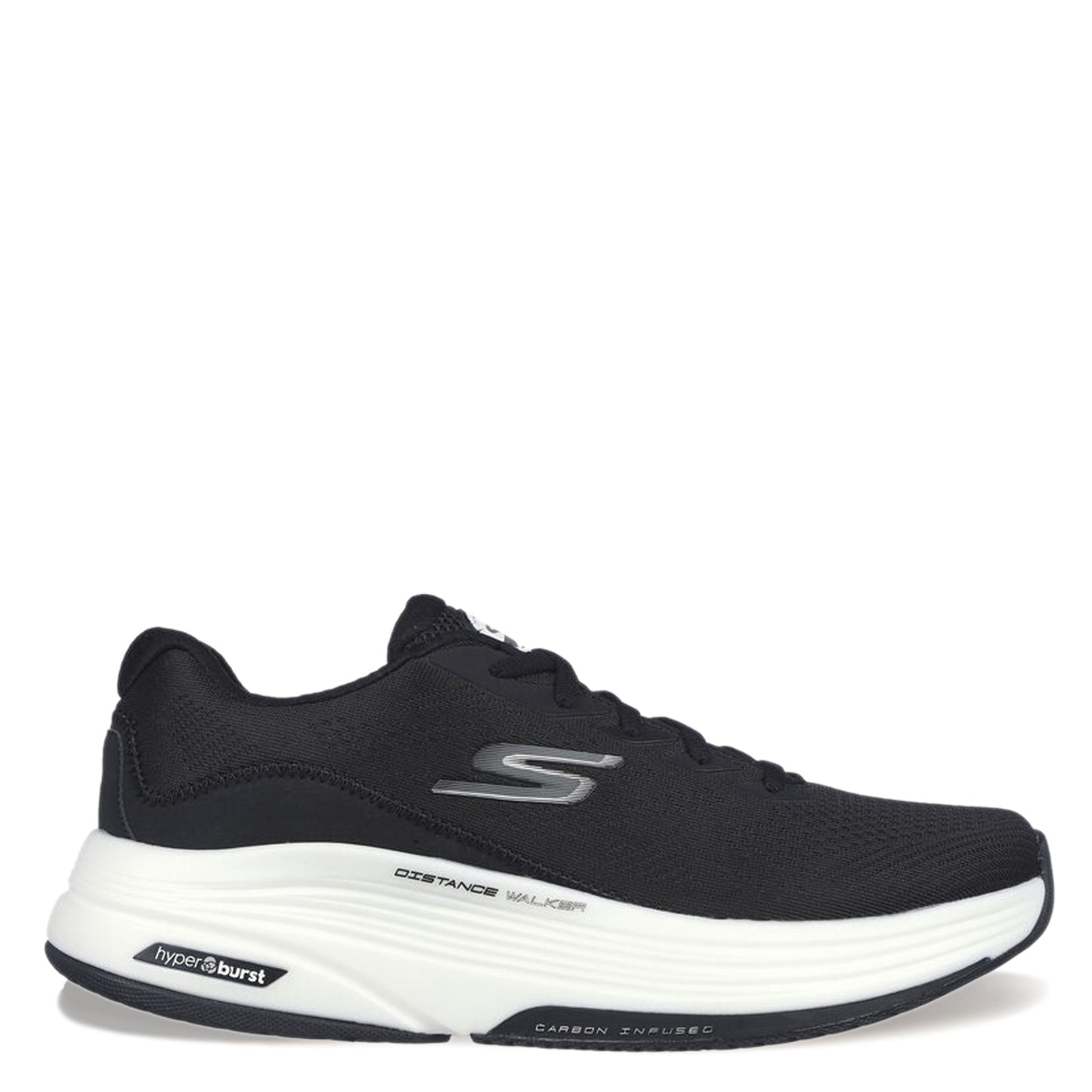 Peltz Shoes Men's Skechers GO WALK Distance Walker - Endurance Walking Shoe Black 216528-BKW