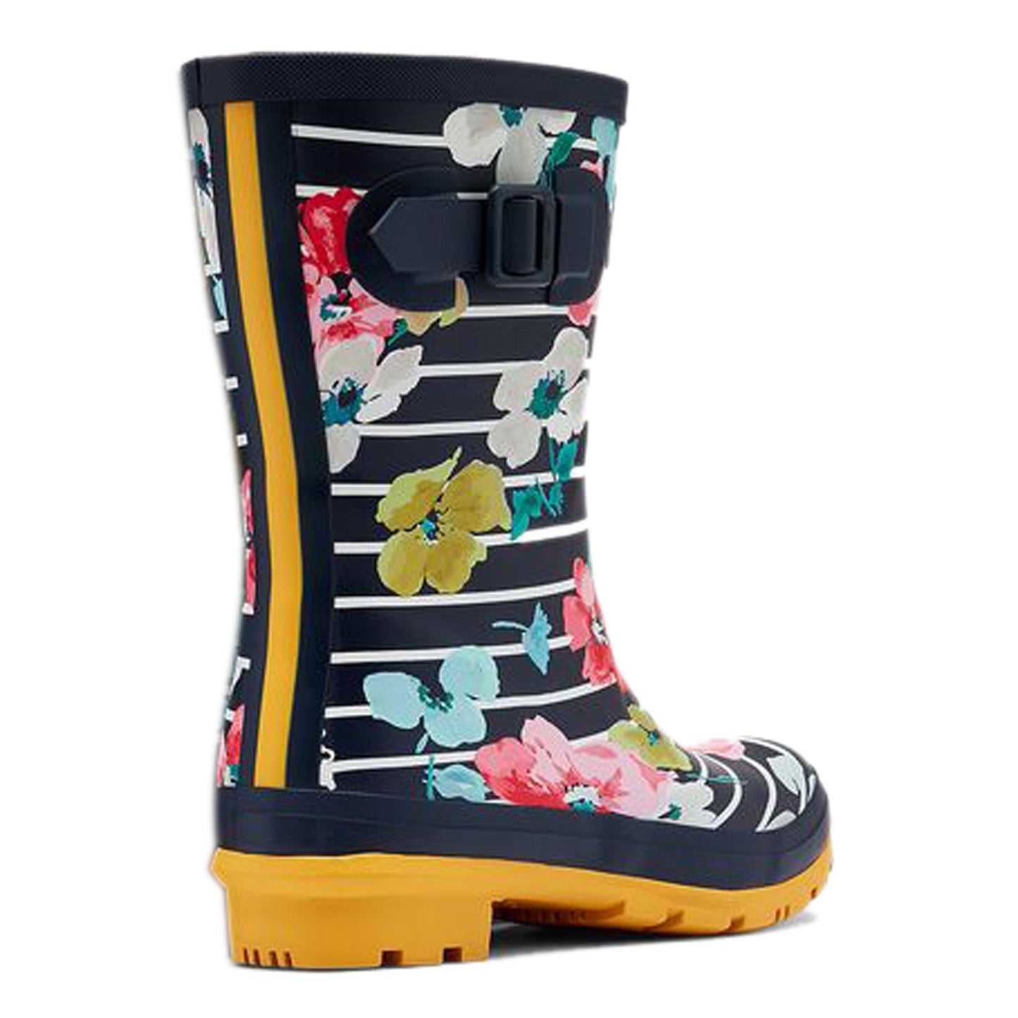 Peltz Shoes Women's Joules Mollywelly Rain Boot BLUE STRIPE 216564-BLUSTPFL