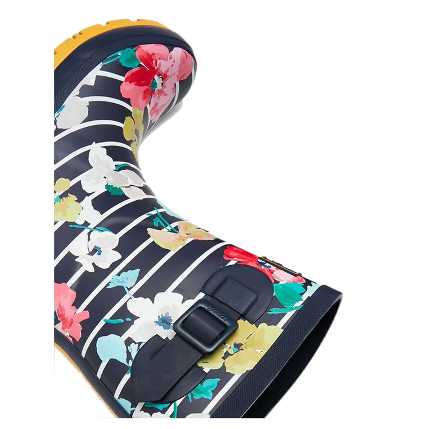 Peltz Shoes Women's Joules Mollywelly Rain Boot BLUE STRIPE 216564-BLUSTPFL