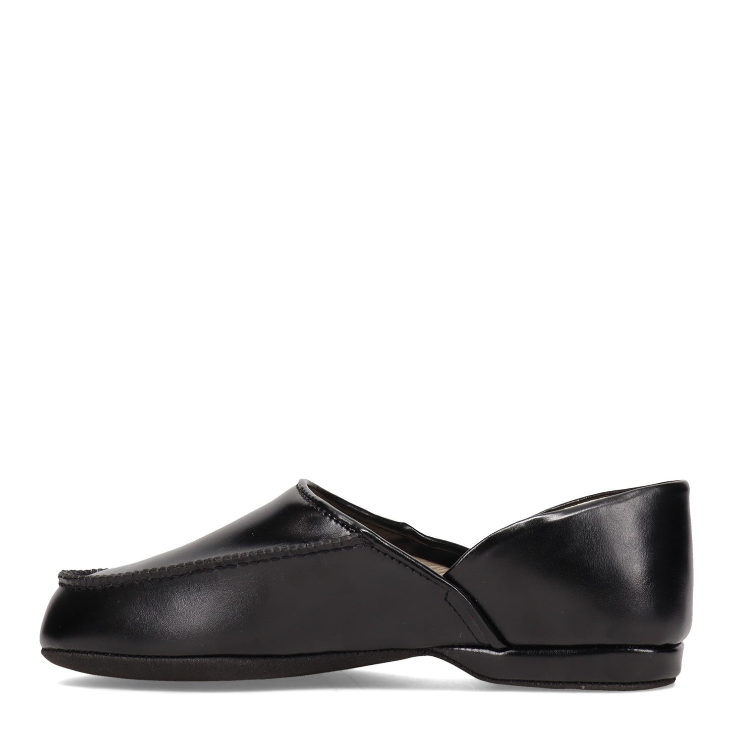 Peltz Shoes Men's L.B. Evans Chicopee Slipper BLACK 2199