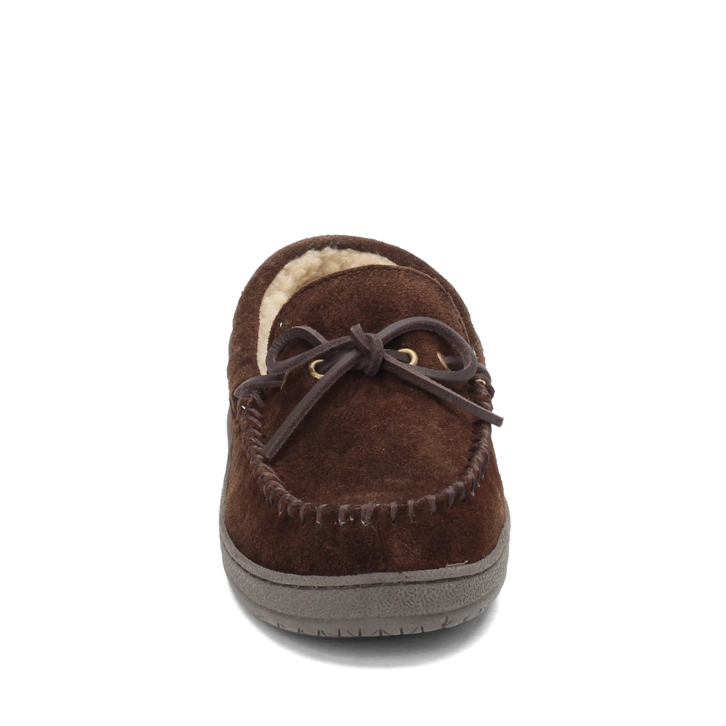 Peltz Shoes Men's Clarks Moccasin Slipper DARK BROWN 22SH-011-SIM DB
