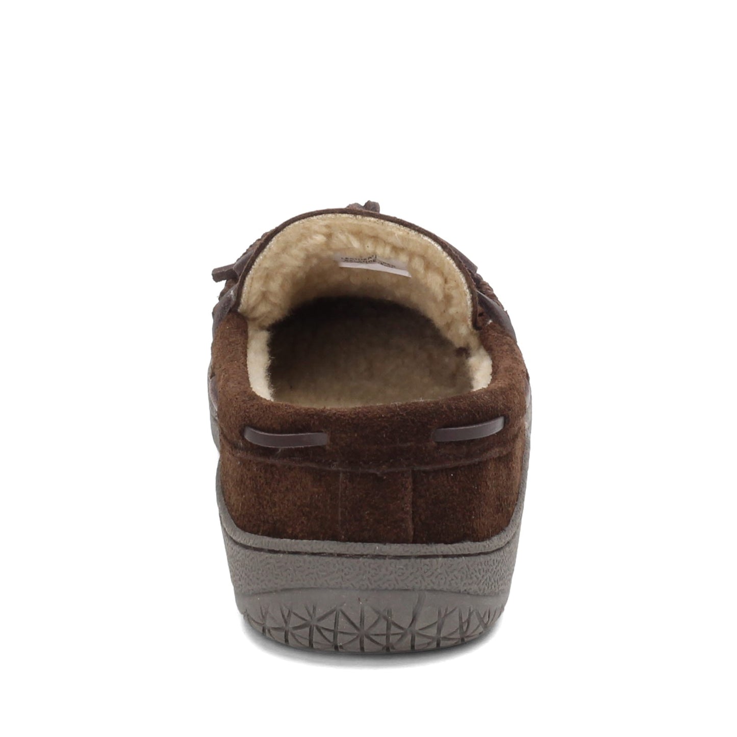 Peltz Shoes Men's Clarks Moccasin Slipper DARK BROWN 22SH-011-SIM DB
