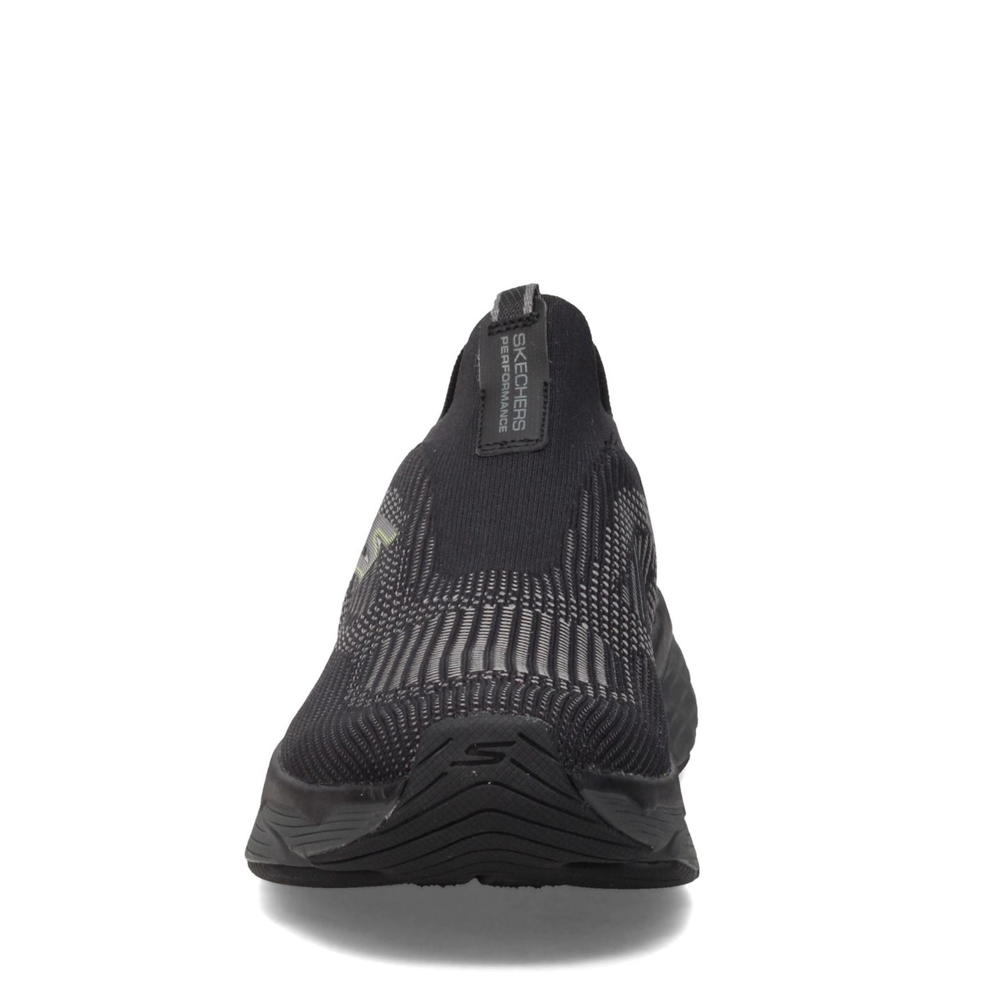 Peltz Shoes Men's Skechers Max Cushioning Elite - Amplifier Sneaker - Wide Width BLACK LIME 220061WW-BKLM
