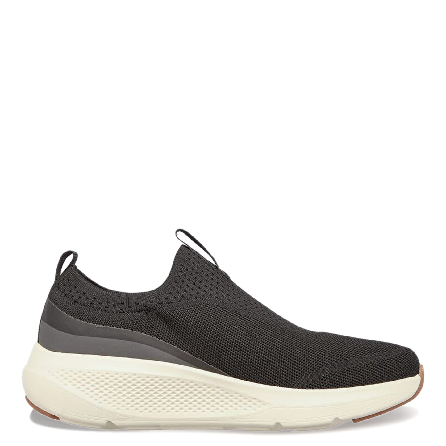 Peltz Shoes Men's Skechers GOrun Elevate - Upraise Sneaker - Wide Width BLACK WHITE 220185WW-BKW