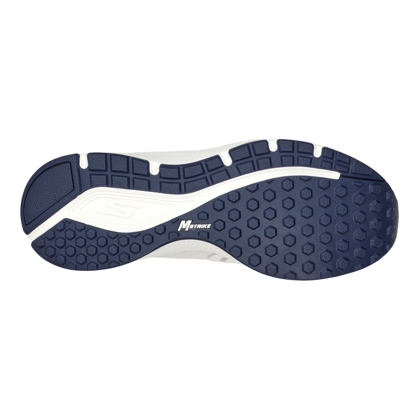 Peltz Shoes Men's Skechers GO RUN Consistent – Specie Running Shoe - Wide Width White Navy 220371WW-WNV