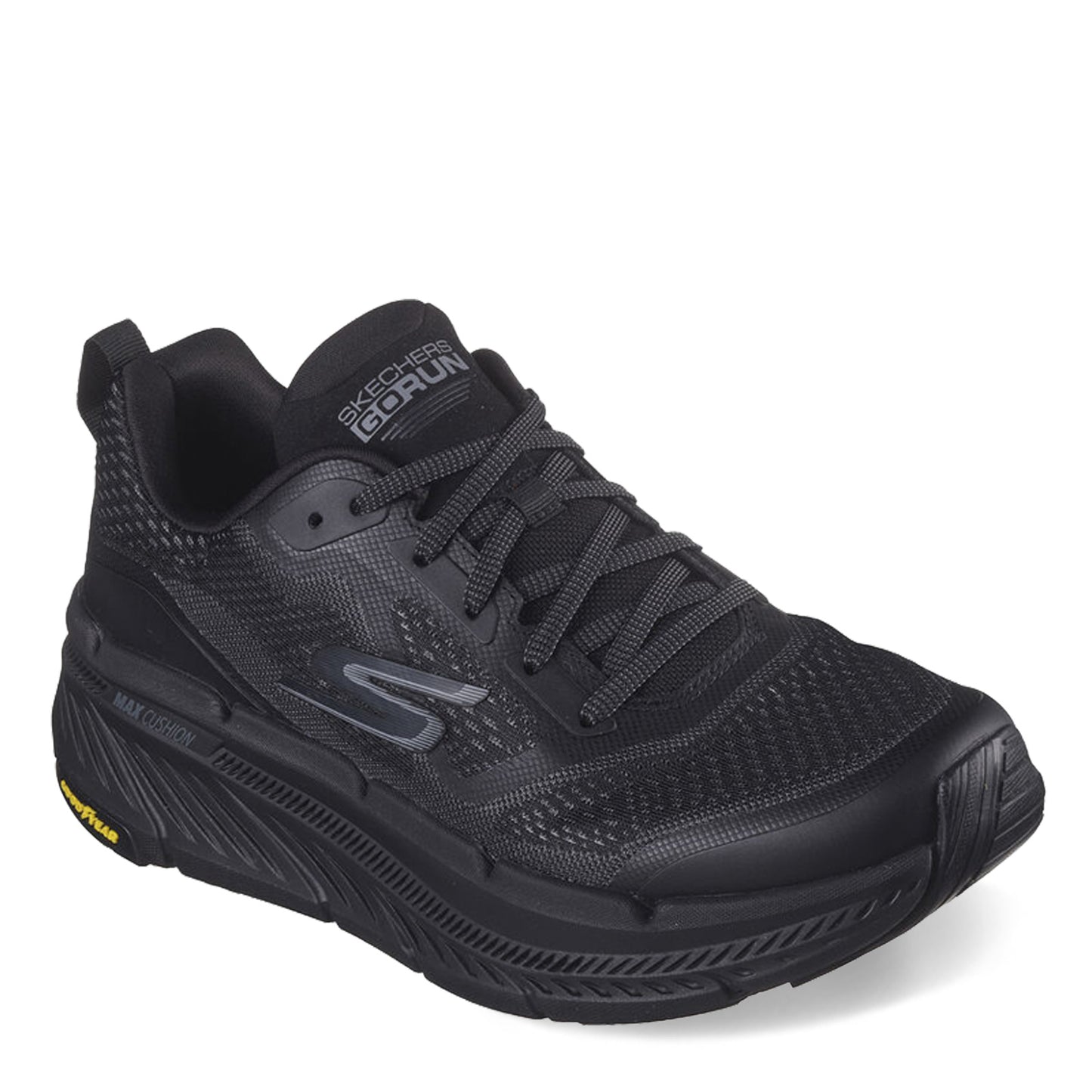 Peltz Shoes Men's Skechers Max Cushioning Premier Sneaker Black Charcoal 220840-BKCC