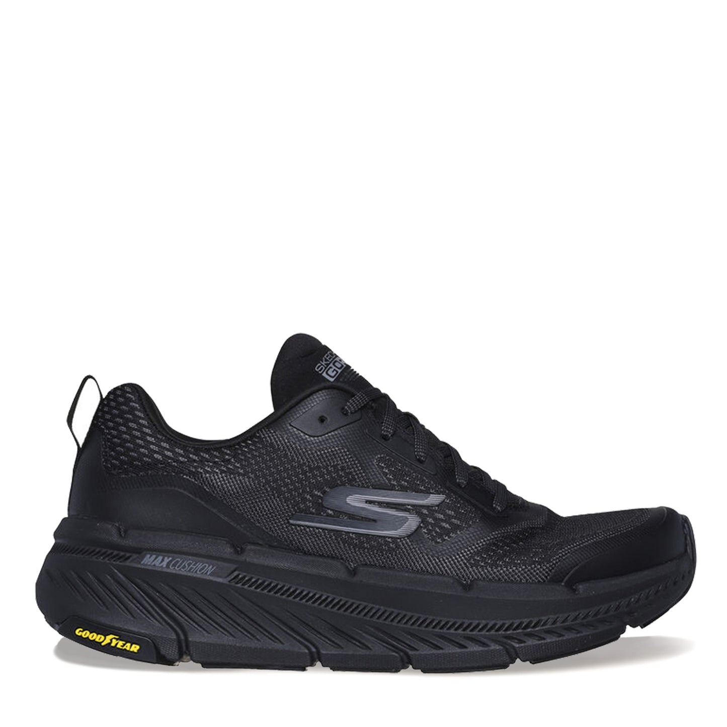 Peltz Shoes Men's Skechers Max Cushioning Premier Sneaker Black Charcoal 220840-BKCC