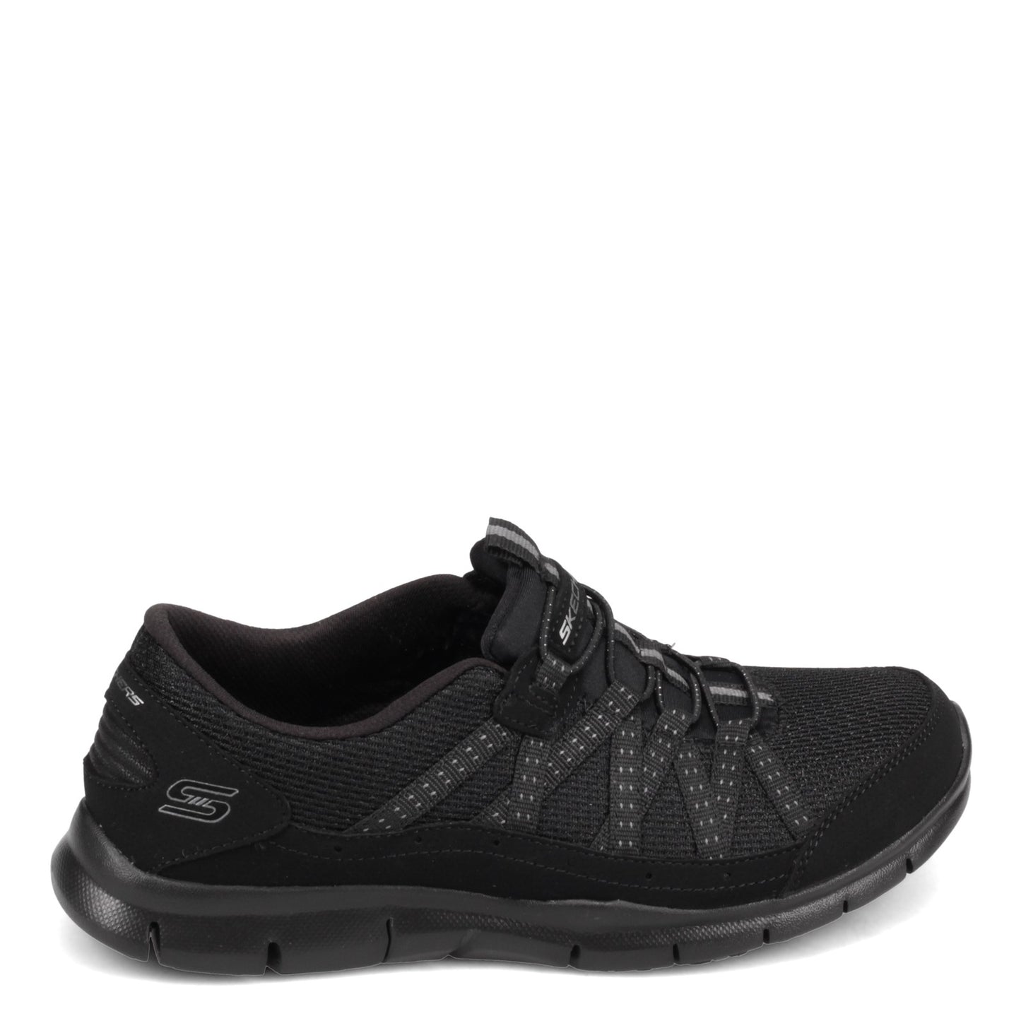 Peltz Shoes Women's Skechers Gratis - Strolling Sneaker BLACK 22823W-BBK