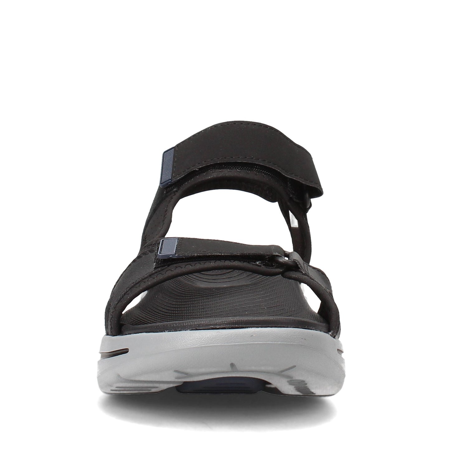 Peltz Shoes Men's Skechers GOwalk Arch Fit - Mission Sandal BLACK NAVY 229021-BKNV