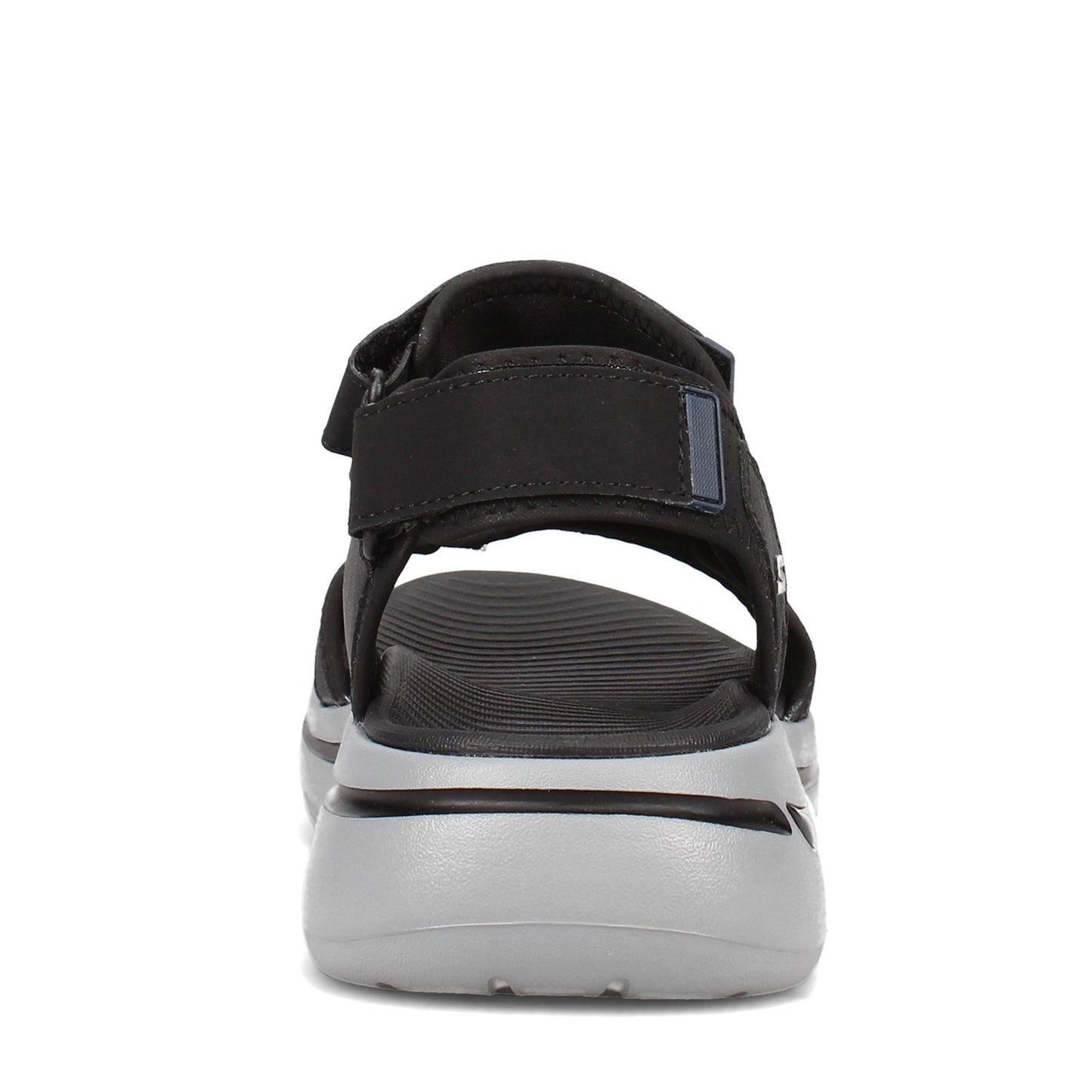 Peltz Shoes Men's Skechers GOwalk Arch Fit - Mission Sandal BLACK NAVY 229021-BKNV