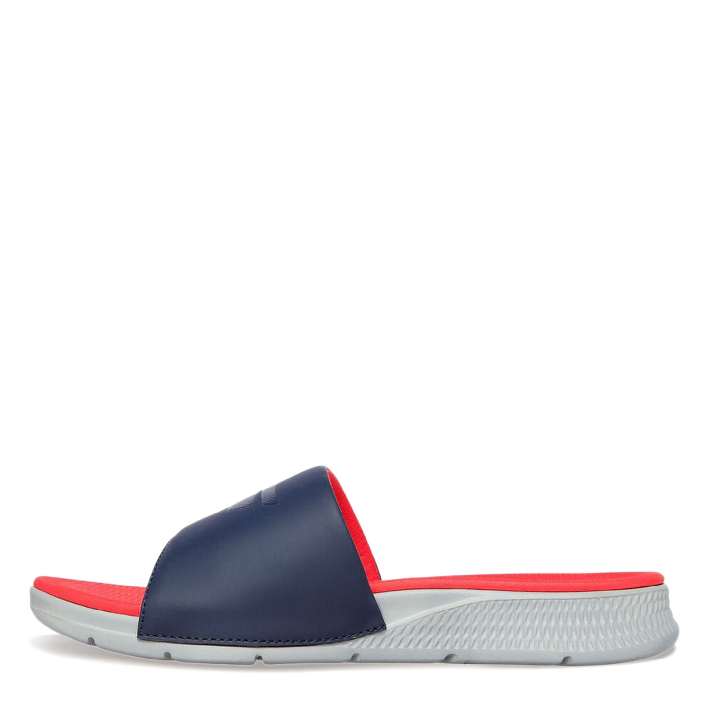 Peltz Shoes Men's Skechers GO Consistent Sandal NAVY RED 229030-NVRD