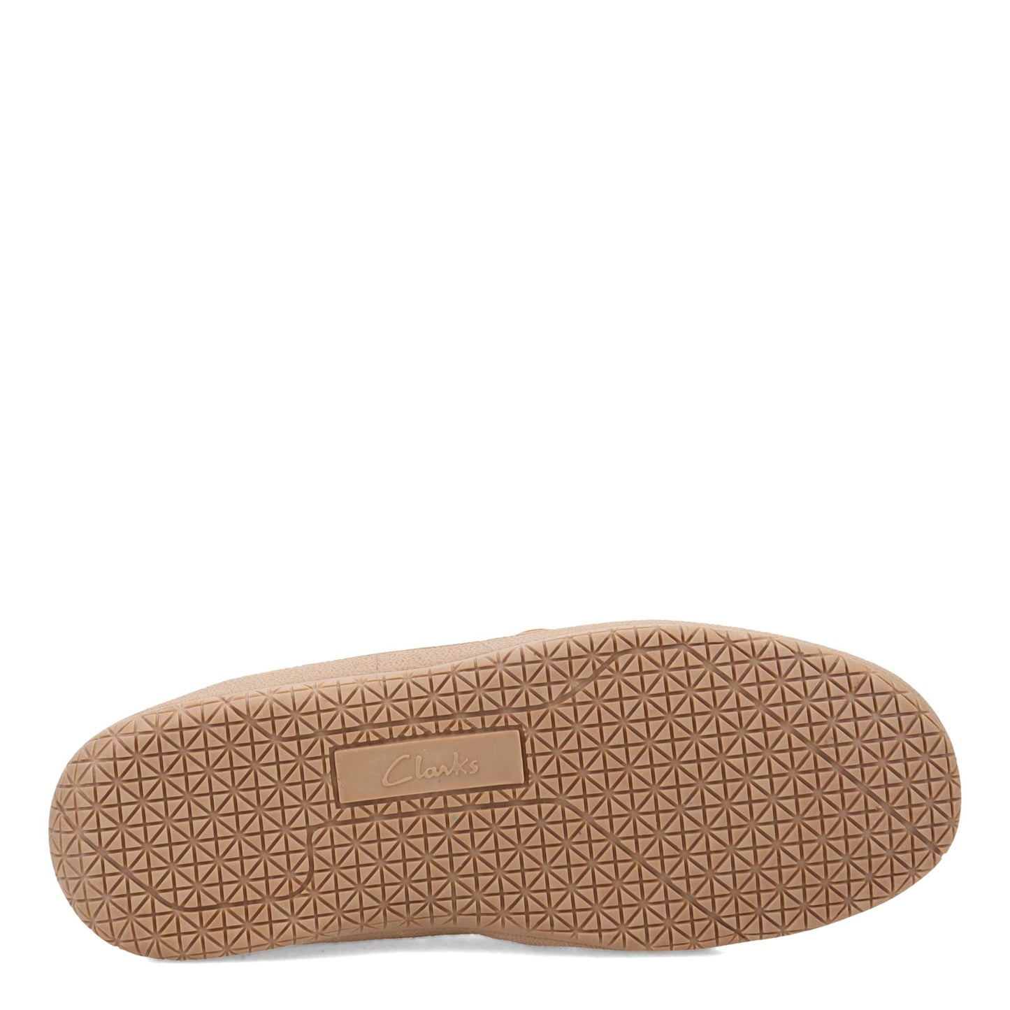 Peltz Shoes Men's Clarks Moccasin Slipper TAN BROWN 22SH-011-SIM CB
