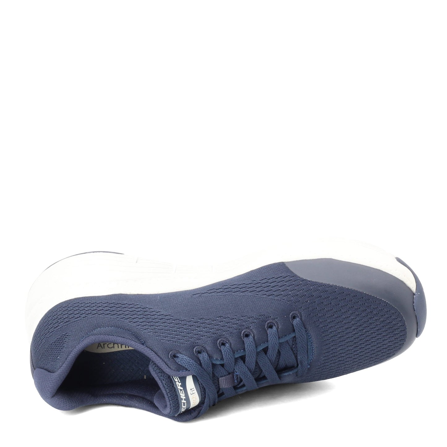 Peltz Shoes Men's Skechers Arch Fit Walking Shoe - Wide Width NAVY 232040WW-NVY