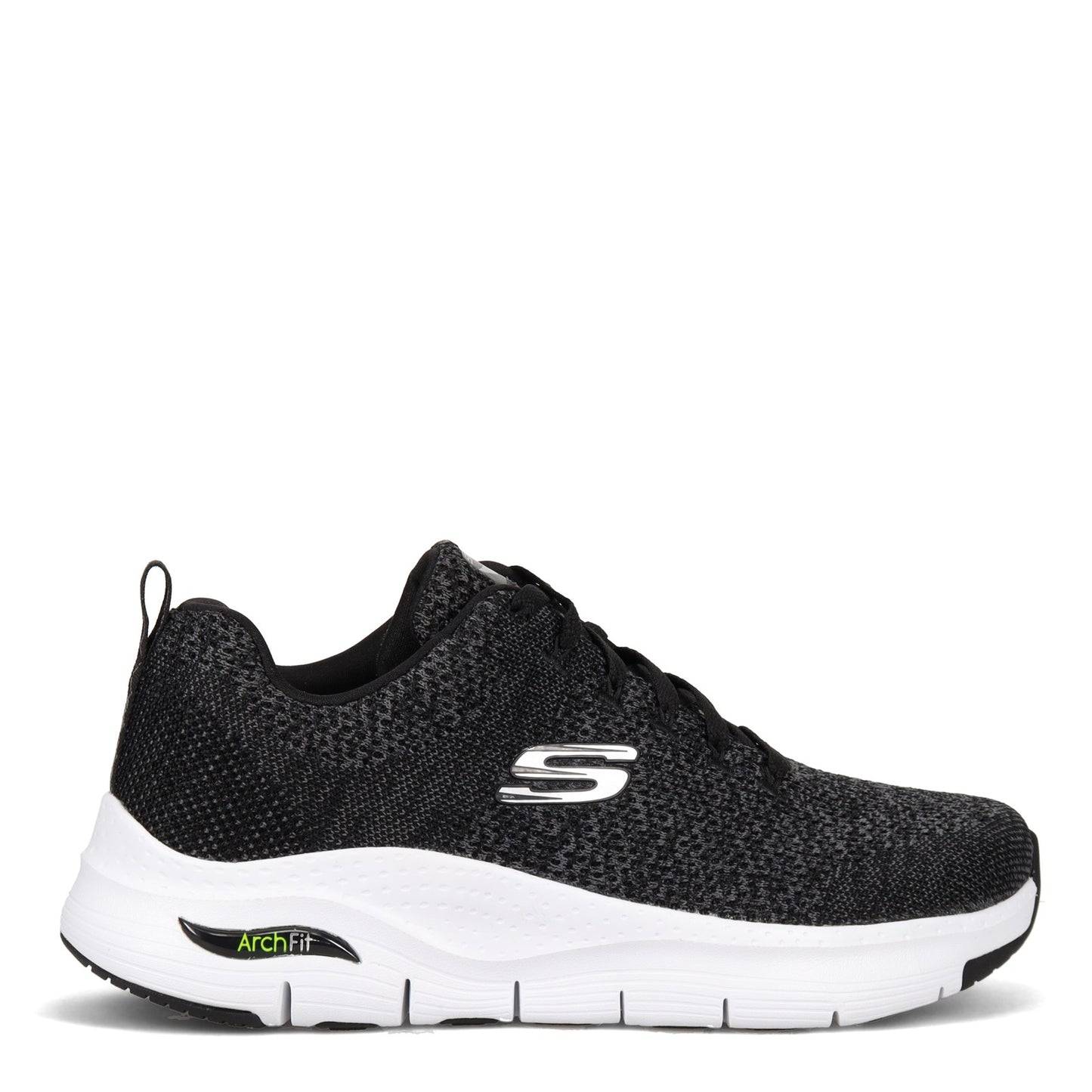 Peltz Shoes Men's Skechers Arch Fit - Paradyme Walking Shoe BLACK / WHITE 232041-BKW
