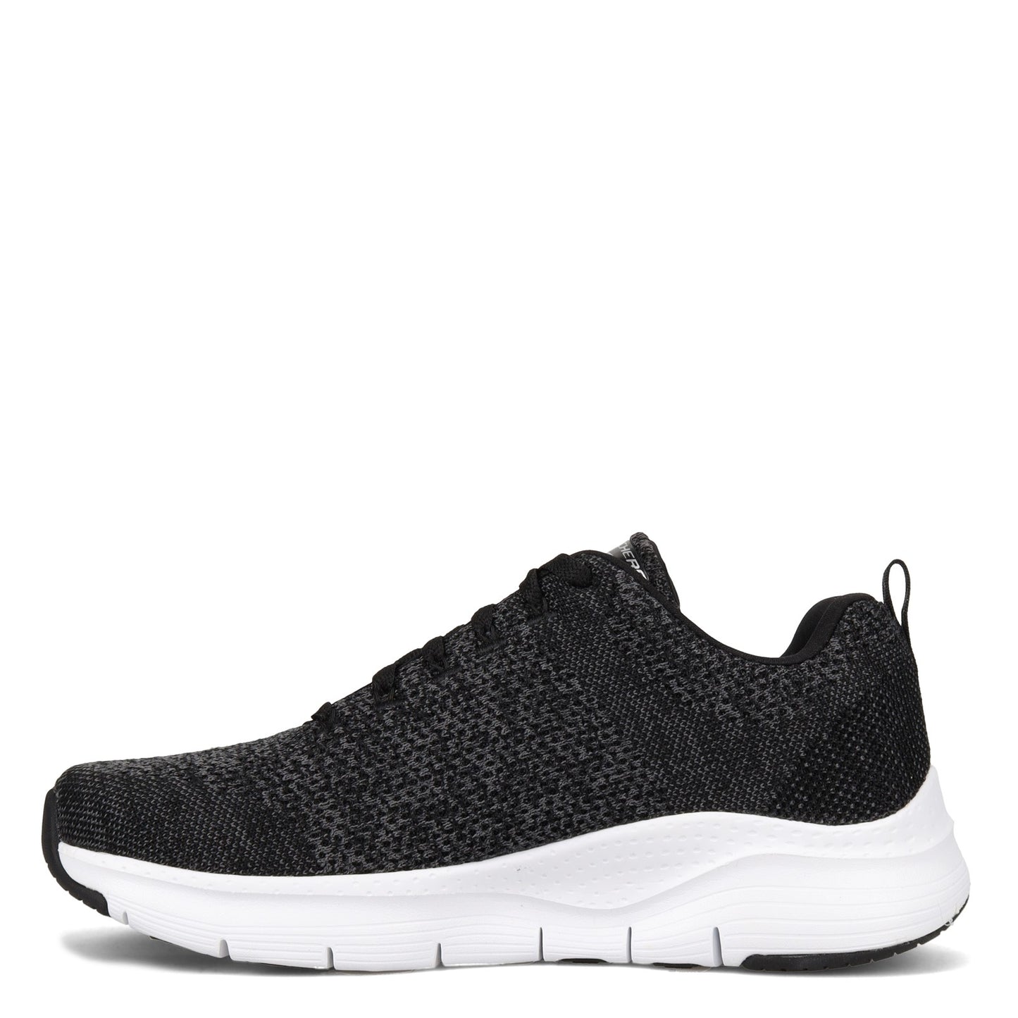 Peltz Shoes Men's Skechers Arch Fit - Paradyme Walking Shoe BLACK / WHITE 232041-BKW