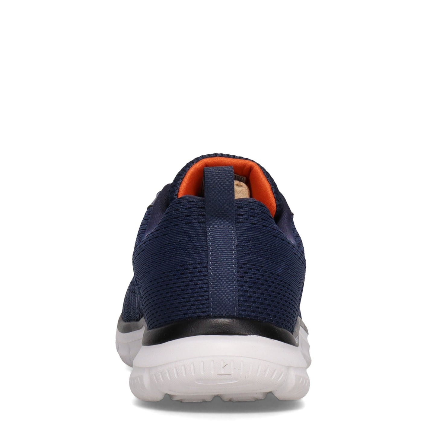 Peltz Shoes Men's Skechers Track - Moulton Walking Shoe NAVY ORANGE 232081-NVOR
