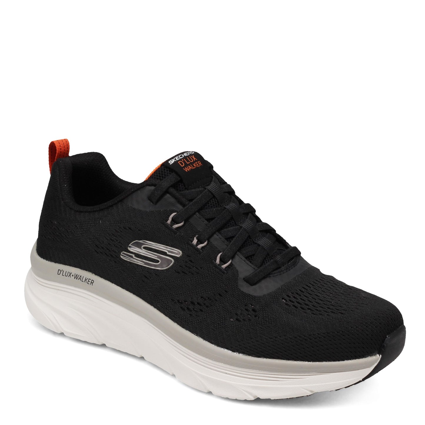 Peltz Shoes Men's Skechers Relaxed Fit: D'Lux Walker - Commuter Walking Shoe - Wide Width BLACK 232261WW-BLK