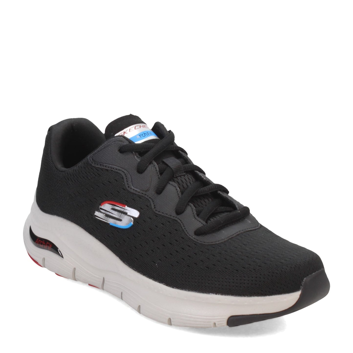 Peltz Shoes Men's Skechers Arch Fit Infinity Cool Walking Shoe BLACK 232303-BLK