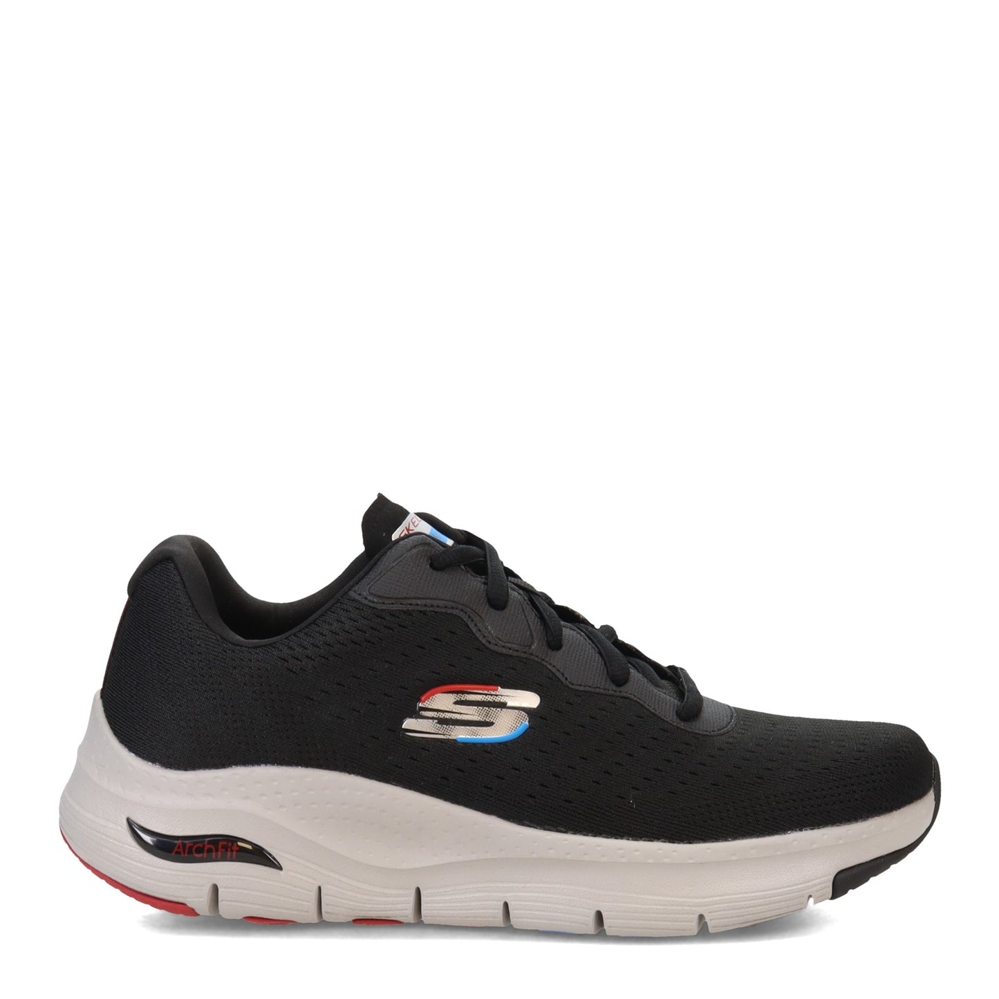 Peltz Shoes Men's Skechers Arch Fit Infinity Cool Walking Shoe BLACK 232303-BLK