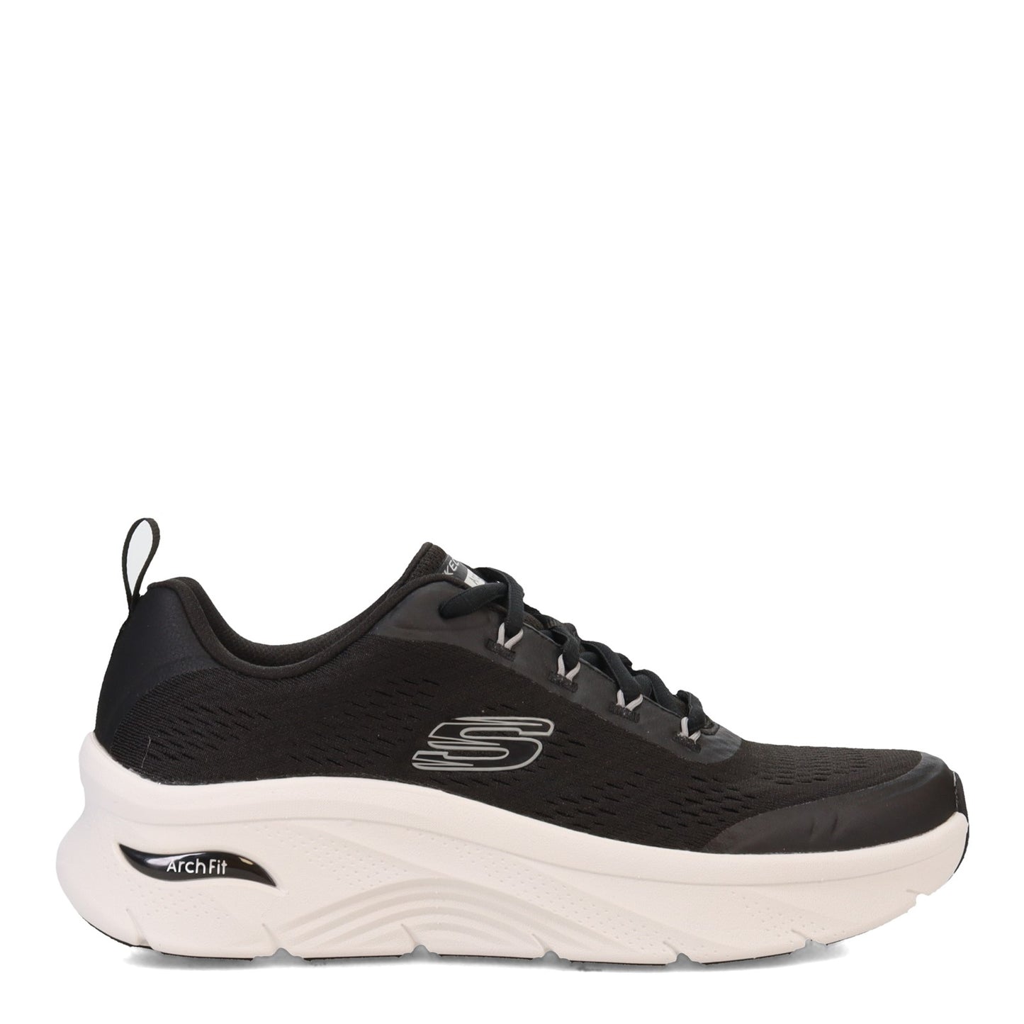 Peltz Shoes Men's Skechers Arch Fit D'Lux - Sumner Walking Shoe BLACK 232502-BKW