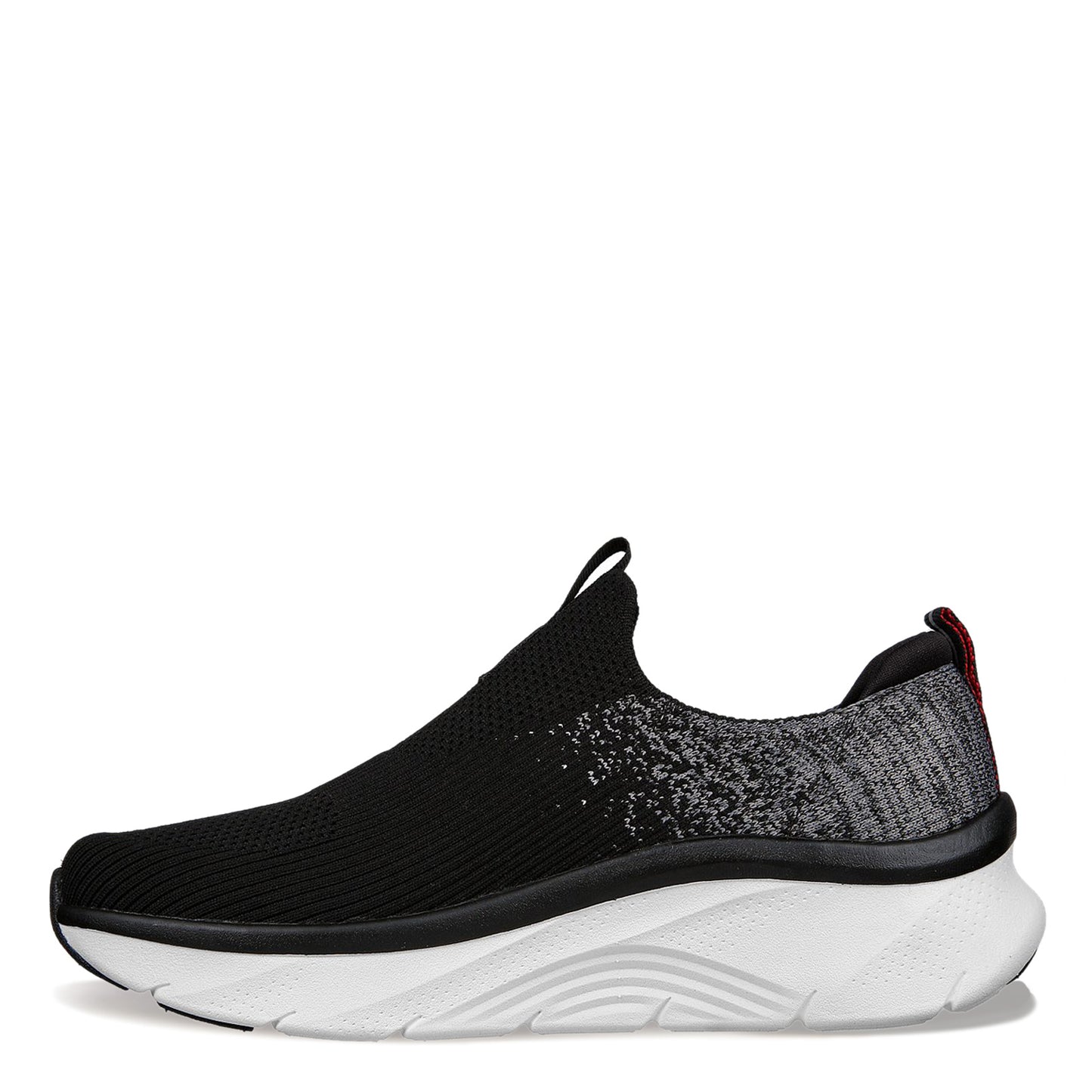Peltz Shoes Men's Skechers Relaxed Fit: Arch Fit D'Lux Sneaker BLACK / WHITE 232504-BKW