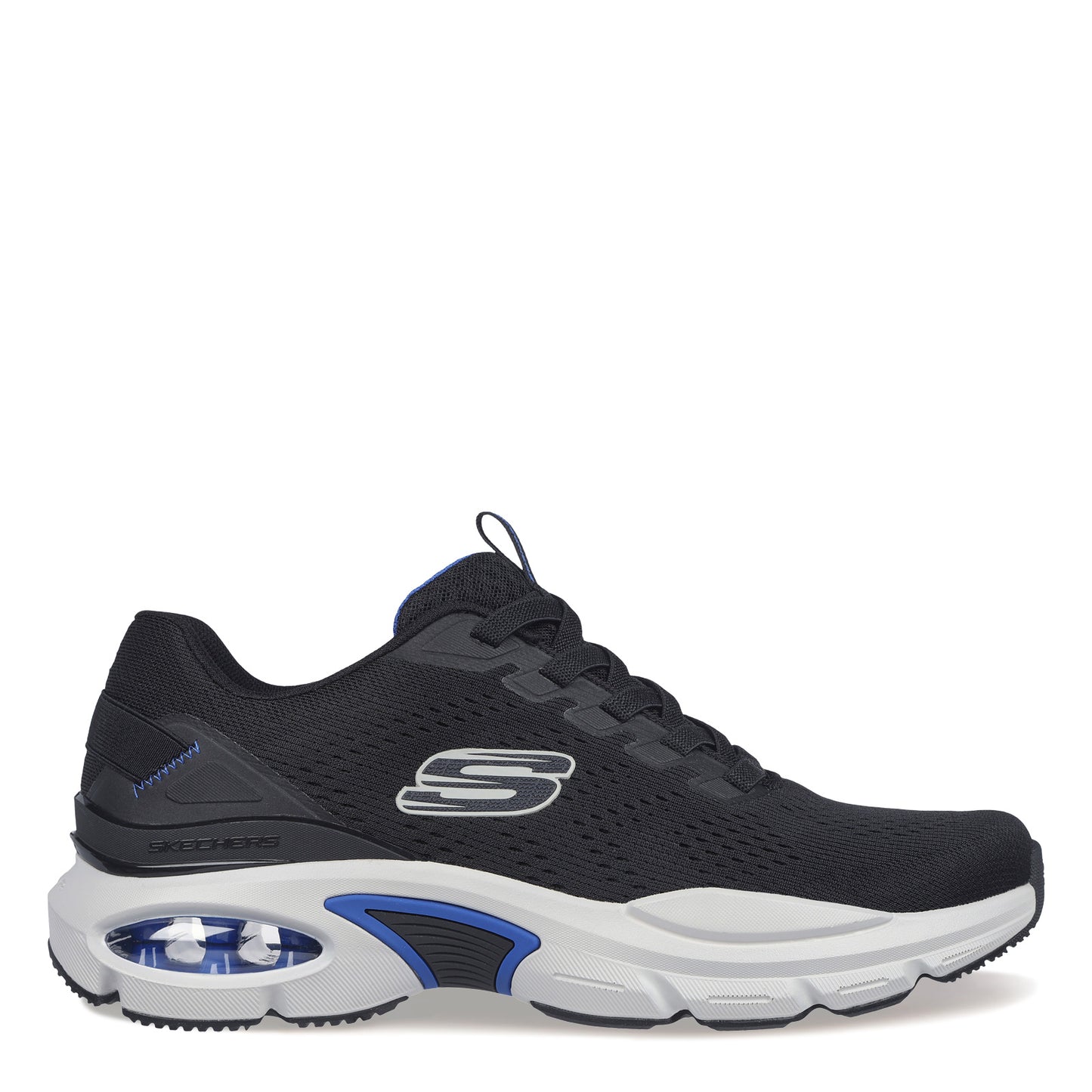 Peltz Shoes Men's Skechers Skech-Air Ventura Sneaker - Wide Width Black Blue 232655W-BKBL