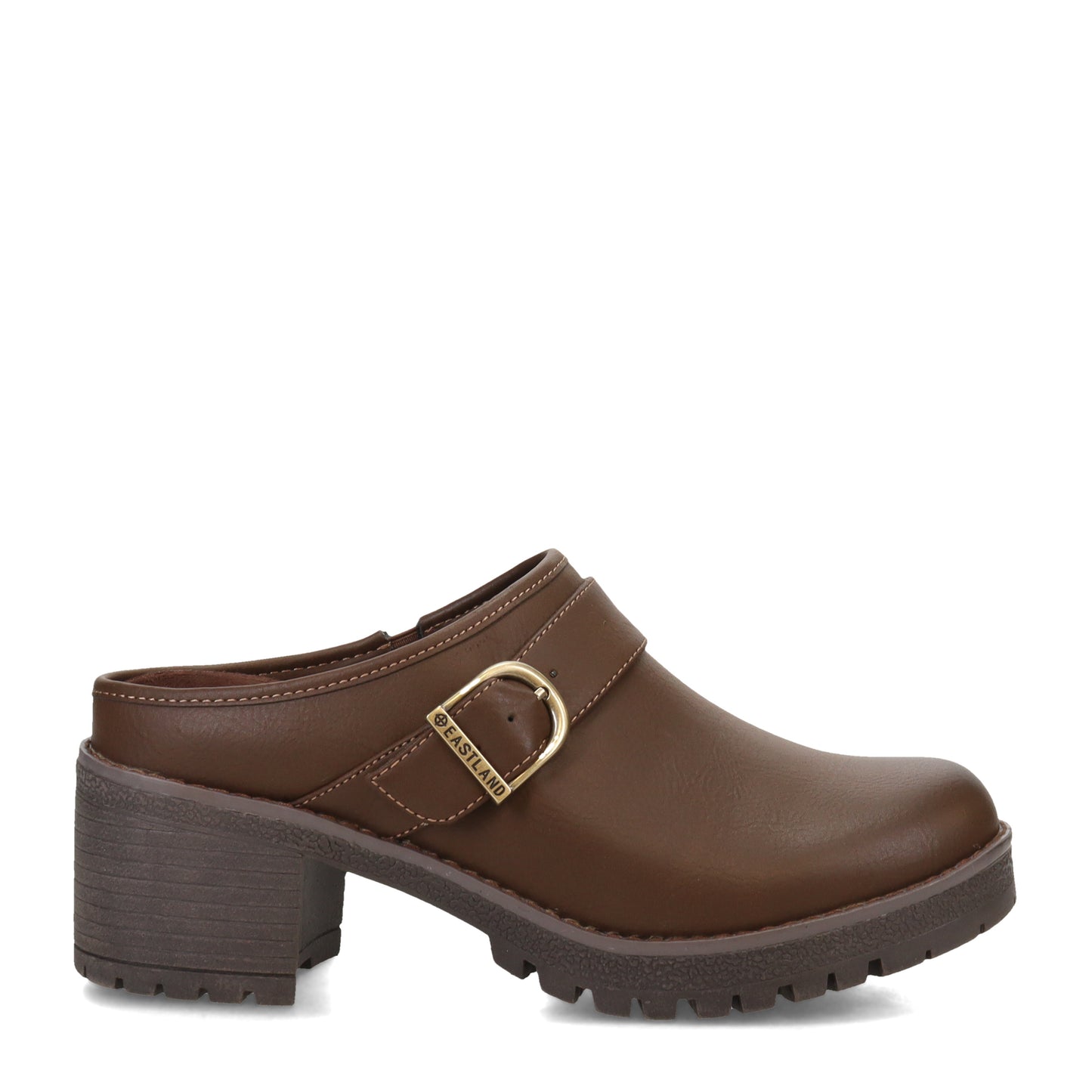 Peltz Shoes Women's Eastland Nola Clog Brown 2355-02
