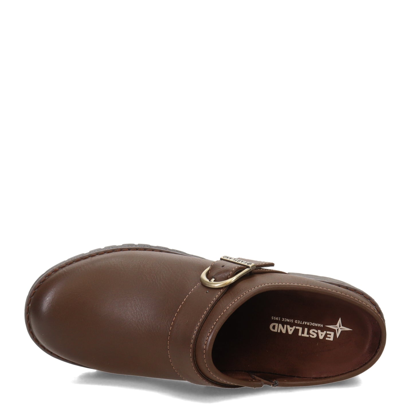 Peltz Shoes Women's Eastland Nola Clog Brown 2355-02