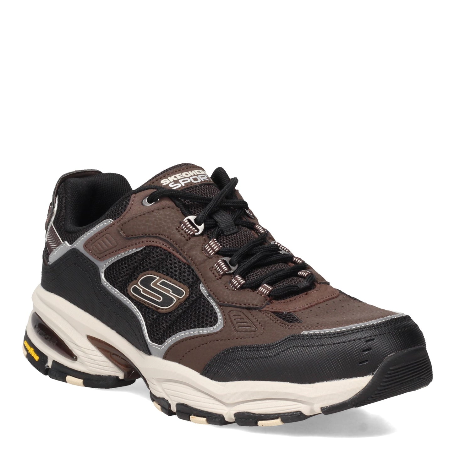 Peltz Shoes Men's Skechers Vigor 3.0 Sneaker Brown/Black 237145-BRBK