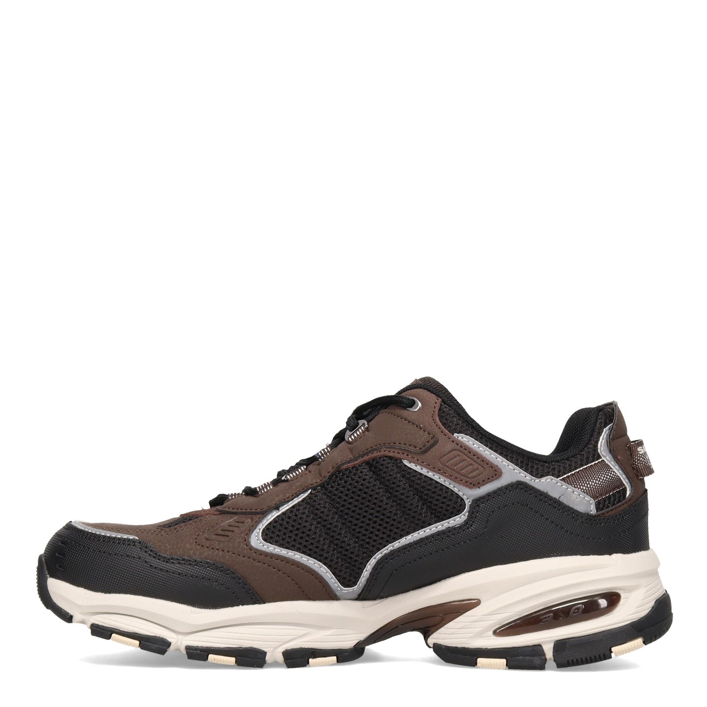 Peltz Shoes Men's Skechers Vigor 3.0 Sneaker Brown/Black 237145-BRBK