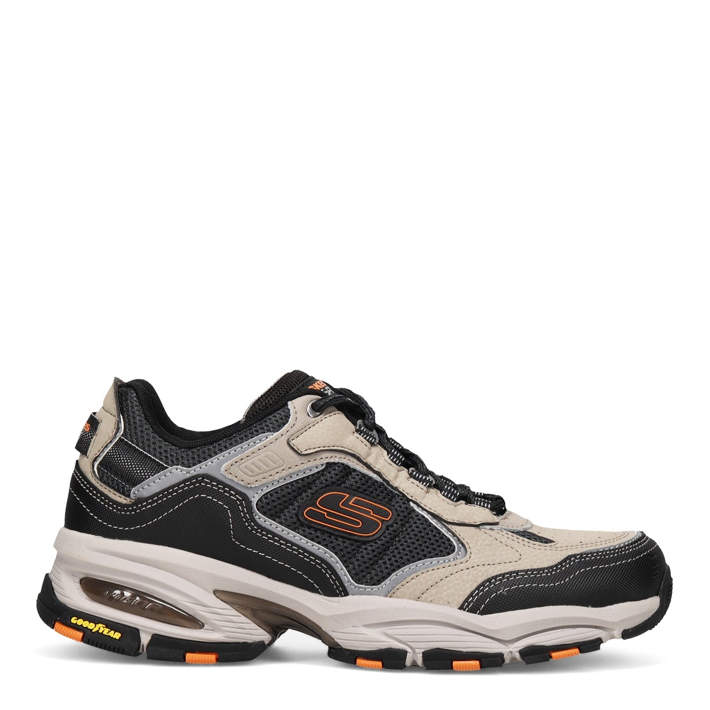 Peltz Shoes Men's Skechers Vigor 3.0 Sneaker - Wide Width Taupe/Black 237145W-TPBK