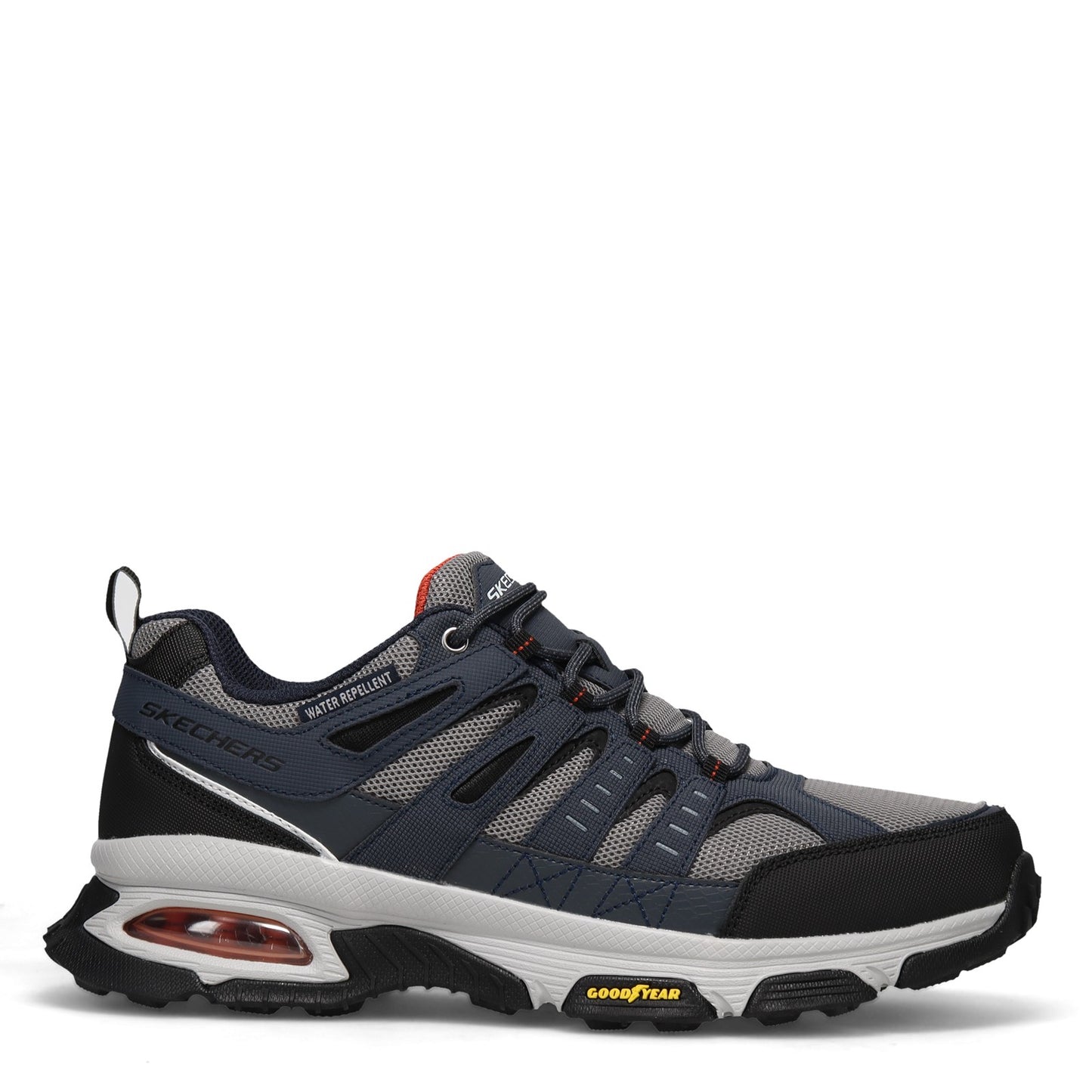 Peltz Shoes Men's Skechers Skech-Air Envoy Walking Shoe - Wide Width Navy/Gray 237214W-NVGY