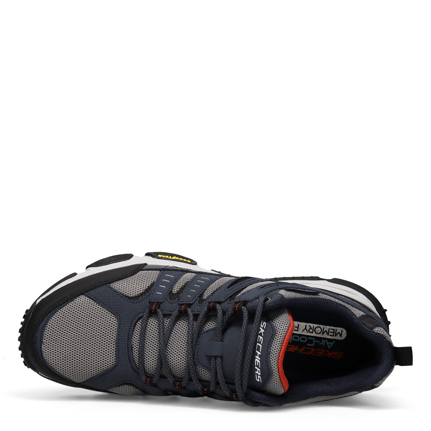 Peltz Shoes Men's Skechers Skech-Air Envoy Walking Shoe - Wide Width Navy/Gray 237214W-NVGY