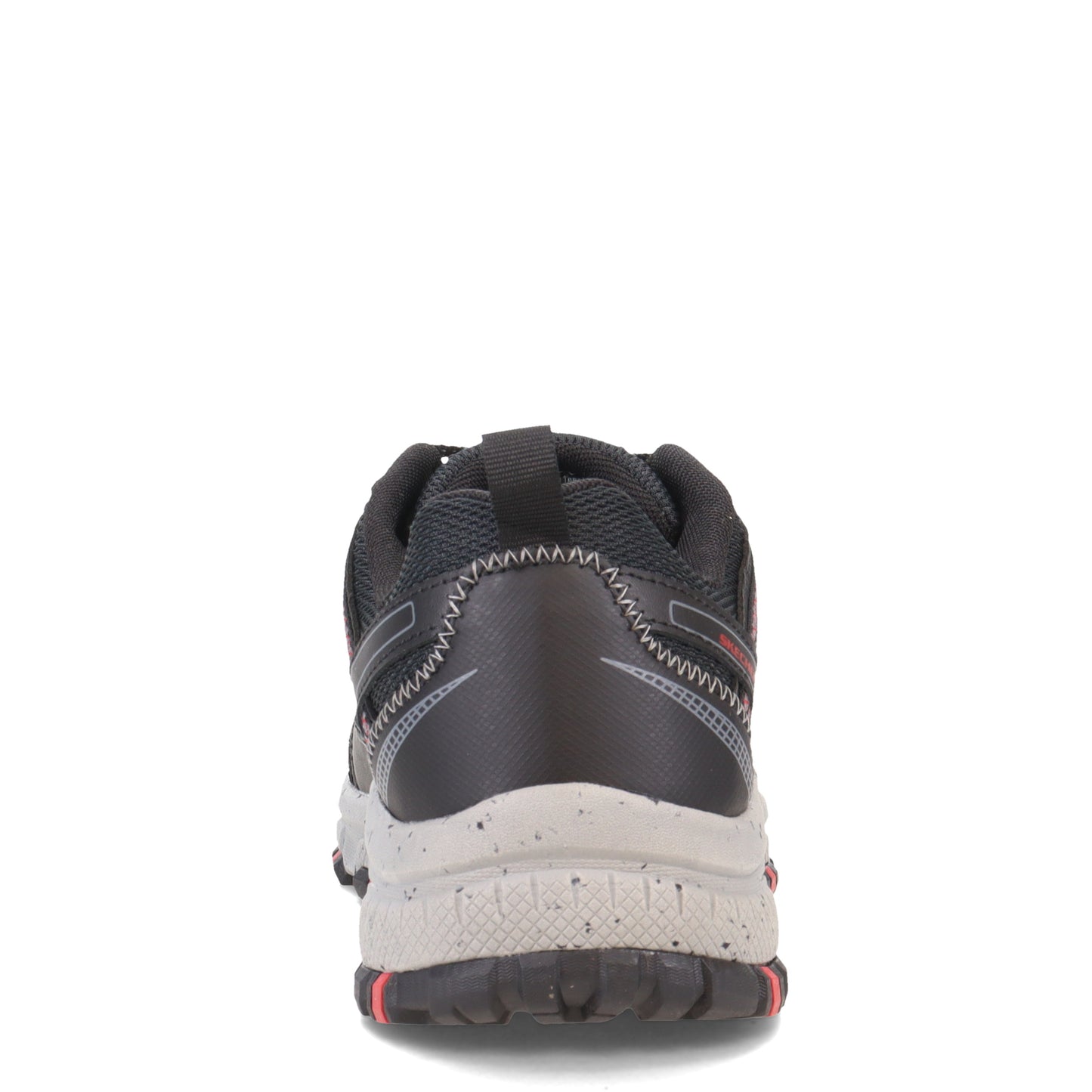 Peltz Shoes Men's Skechers Hillcrest - Vast Adventure Walking Shoe Black/Red 237266-BKRD