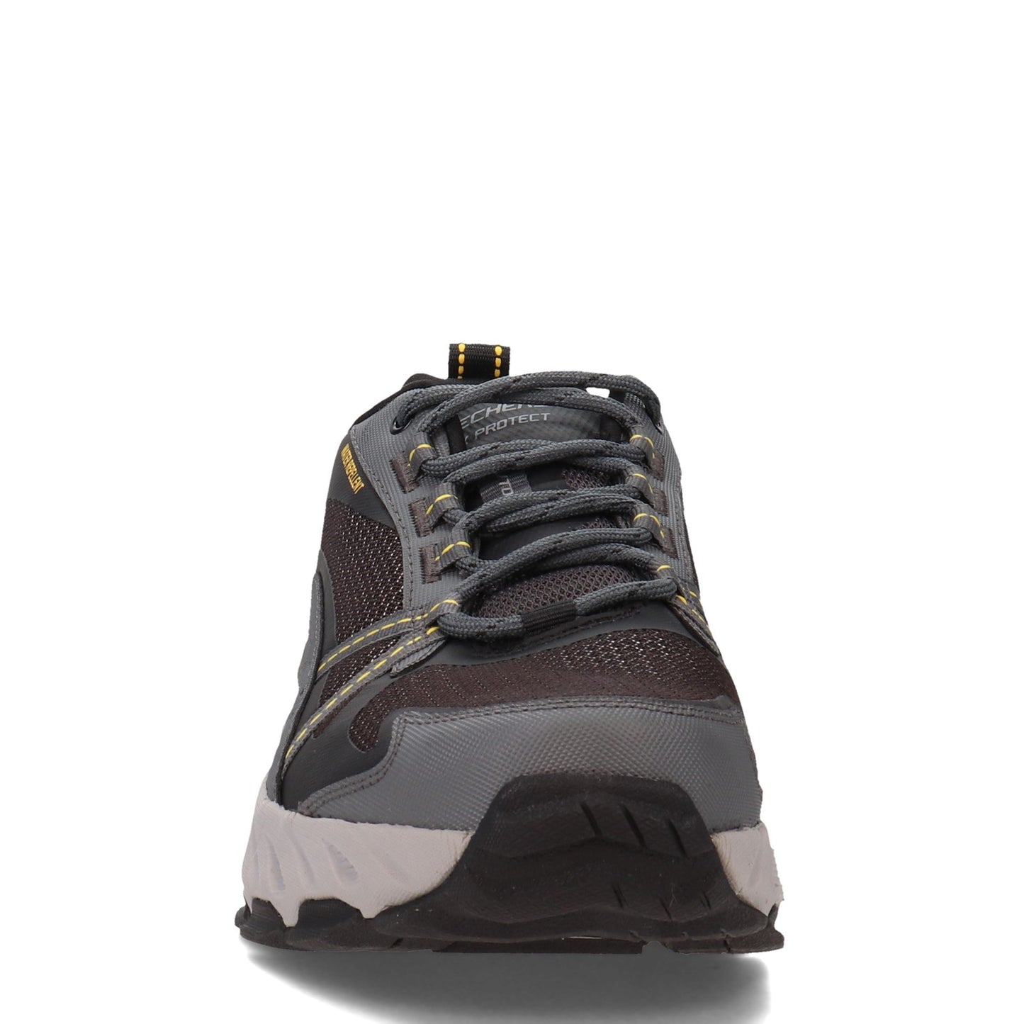 Peltz Shoes Men's Skechers Max Protect Hiking Shoe - Wide Width Black/Charcoal 237303W-BKCC