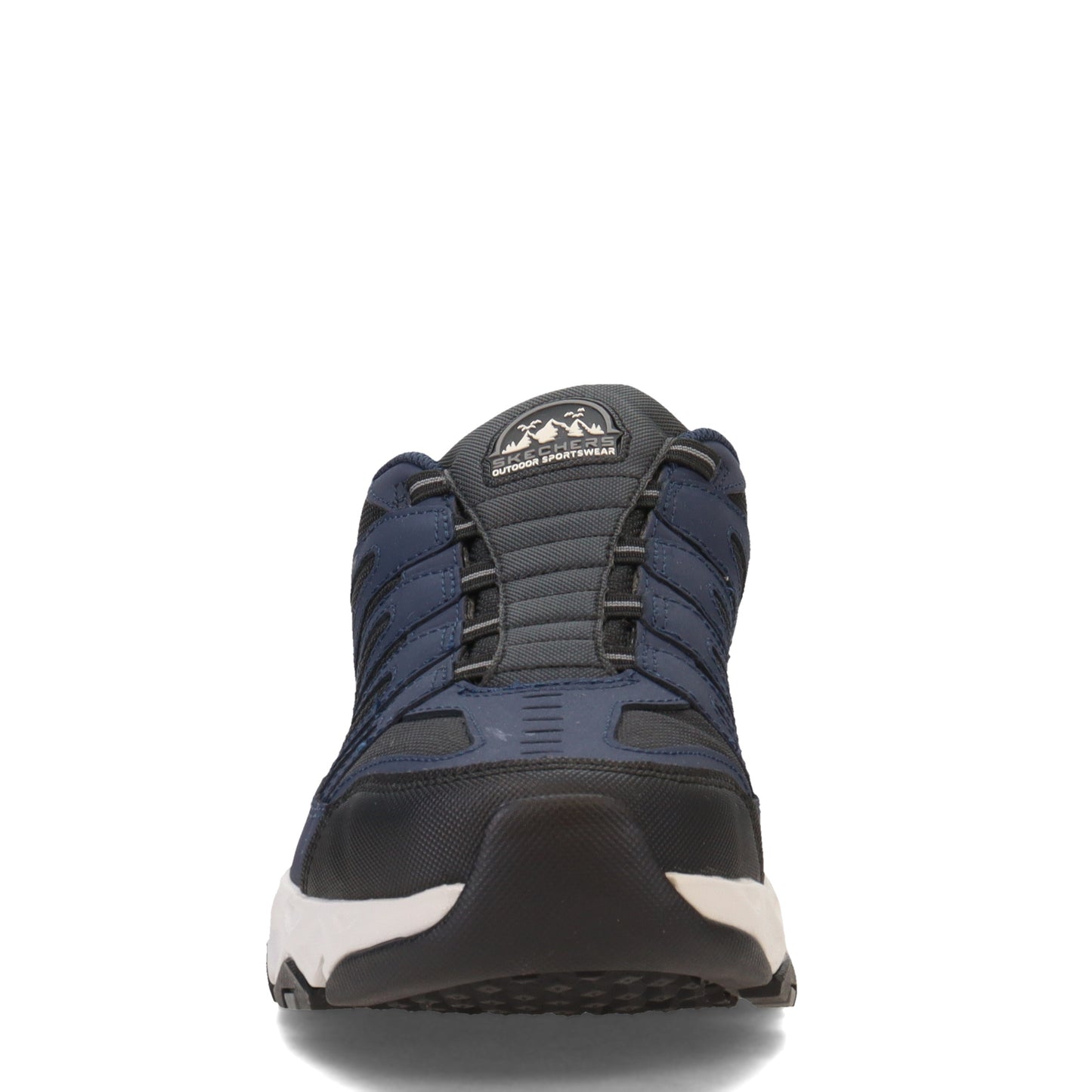 Peltz Shoes Men's Skechers Relaxed Fit: Crossbar - Cedar Hiking Shoe Navy/Black 237345-NVBK