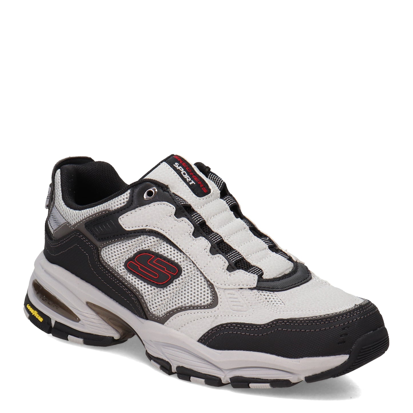 Peltz Shoes Men's Skechers Vigor 3.0 Slip-On Sneaker - Wide Width Grey/Black 237356W-GYBK