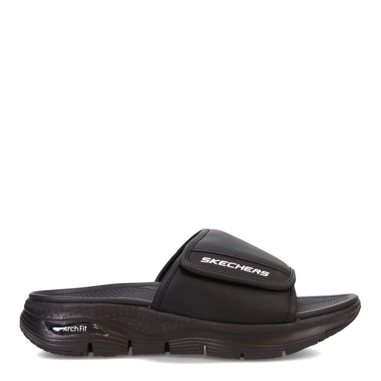 Peltz Shoes Men's Skechers Arch Fit Sandal - Day Trip Sandal BLACK 237371-BLK