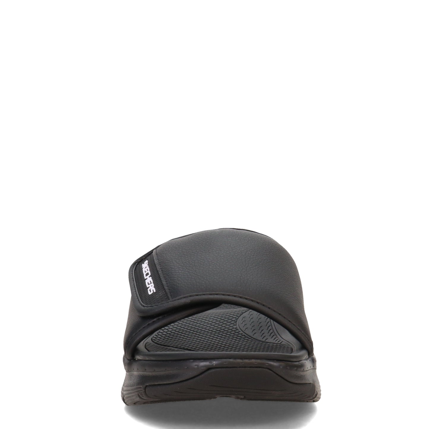 Peltz Shoes Men's Skechers Arch Fit Sandal - Day Trip Sandal BLACK 237371-BLK