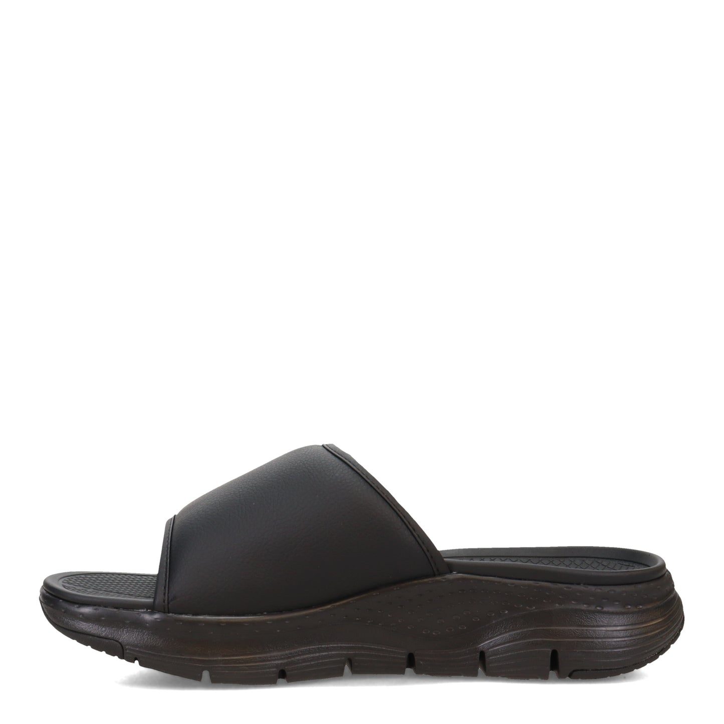 Peltz Shoes Men's Skechers Arch Fit Sandal - Day Trip Sandal BLACK 237371-BLK