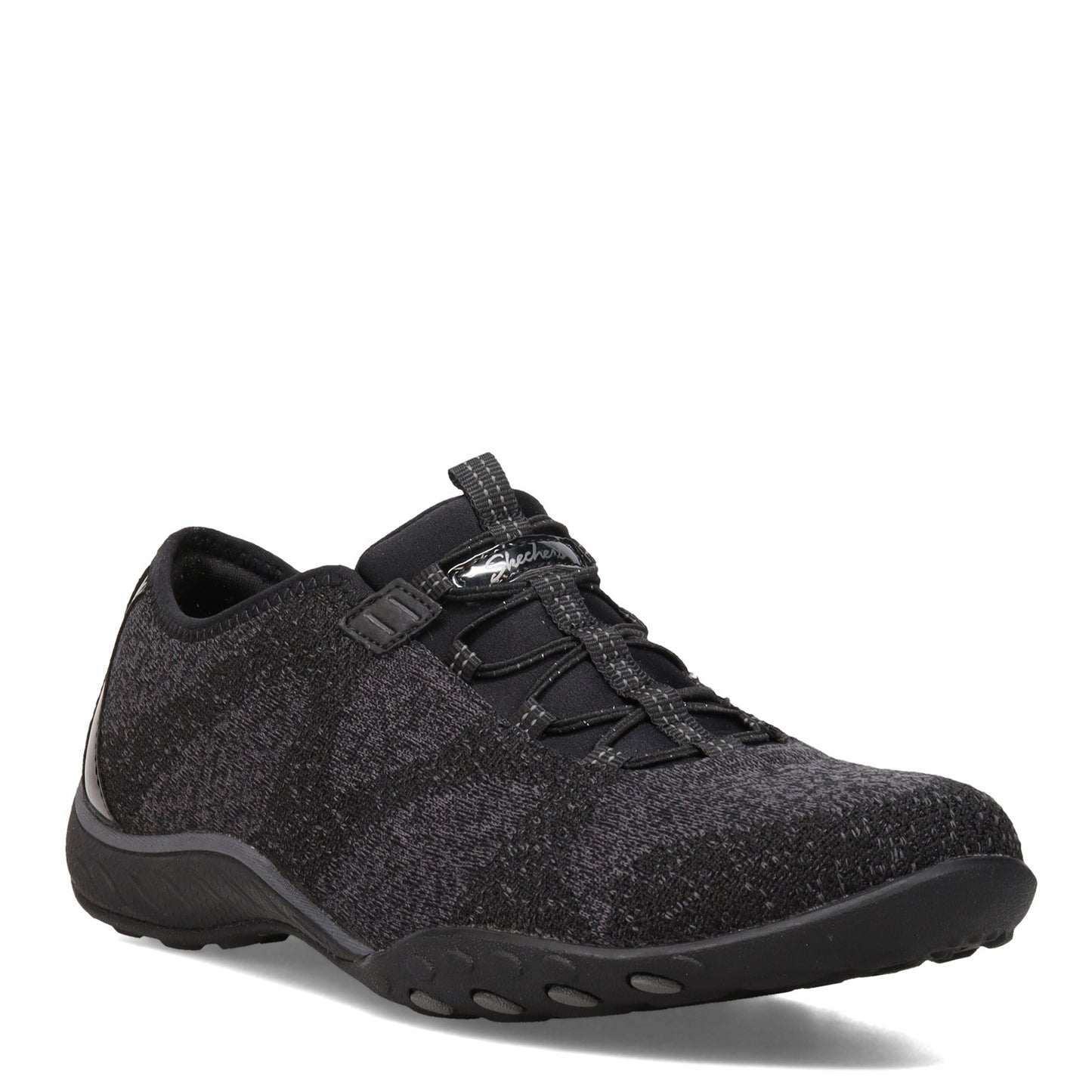 Peltz Shoes Women's Skechers Relaxed Fit: Breathe-Easy - Opportuknity Slip-On BLACK 23855-BLK