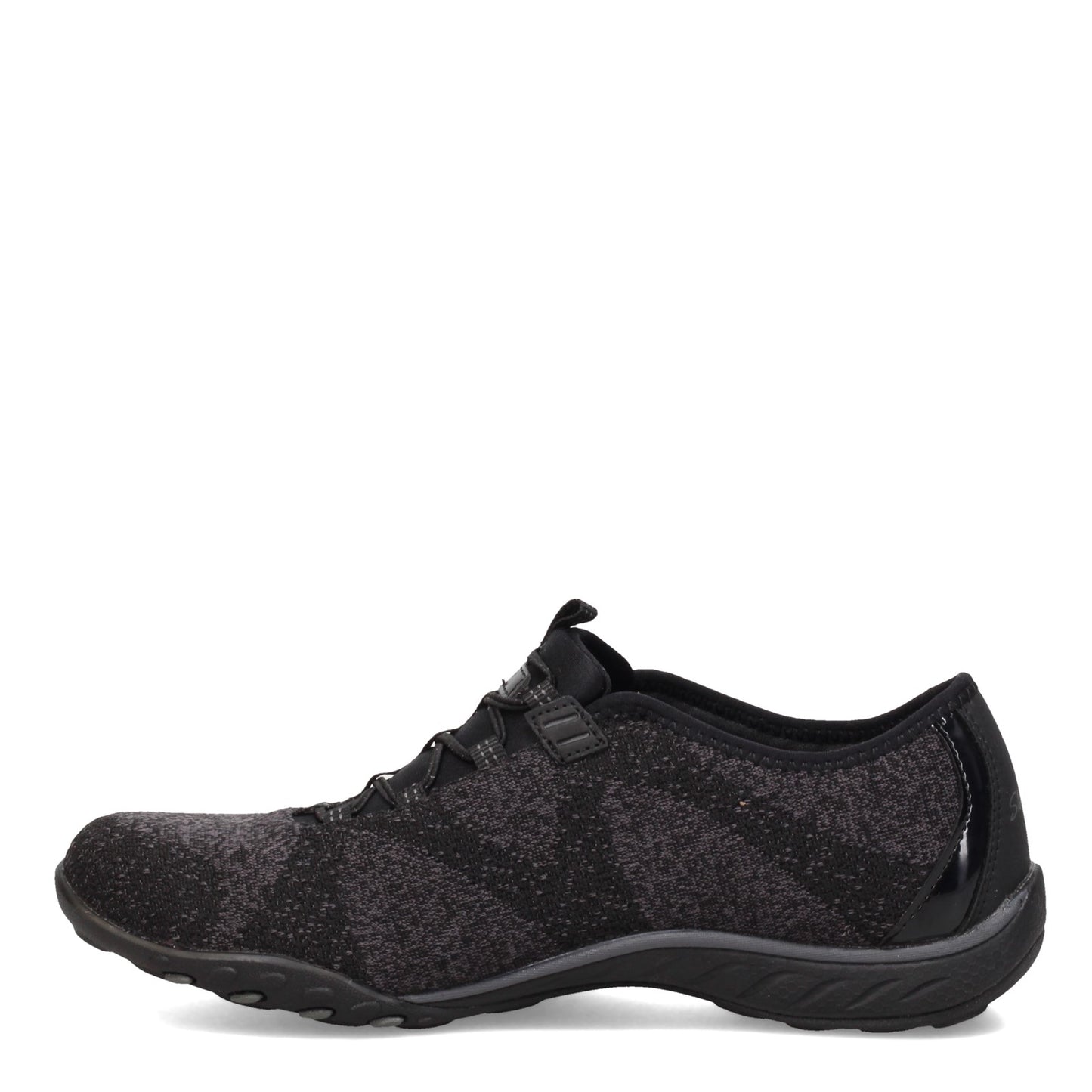 Peltz Shoes Women's Skechers Relaxed Fit: Breathe-Easy - Opportuknity Slip-On BLACK 23855-BLK