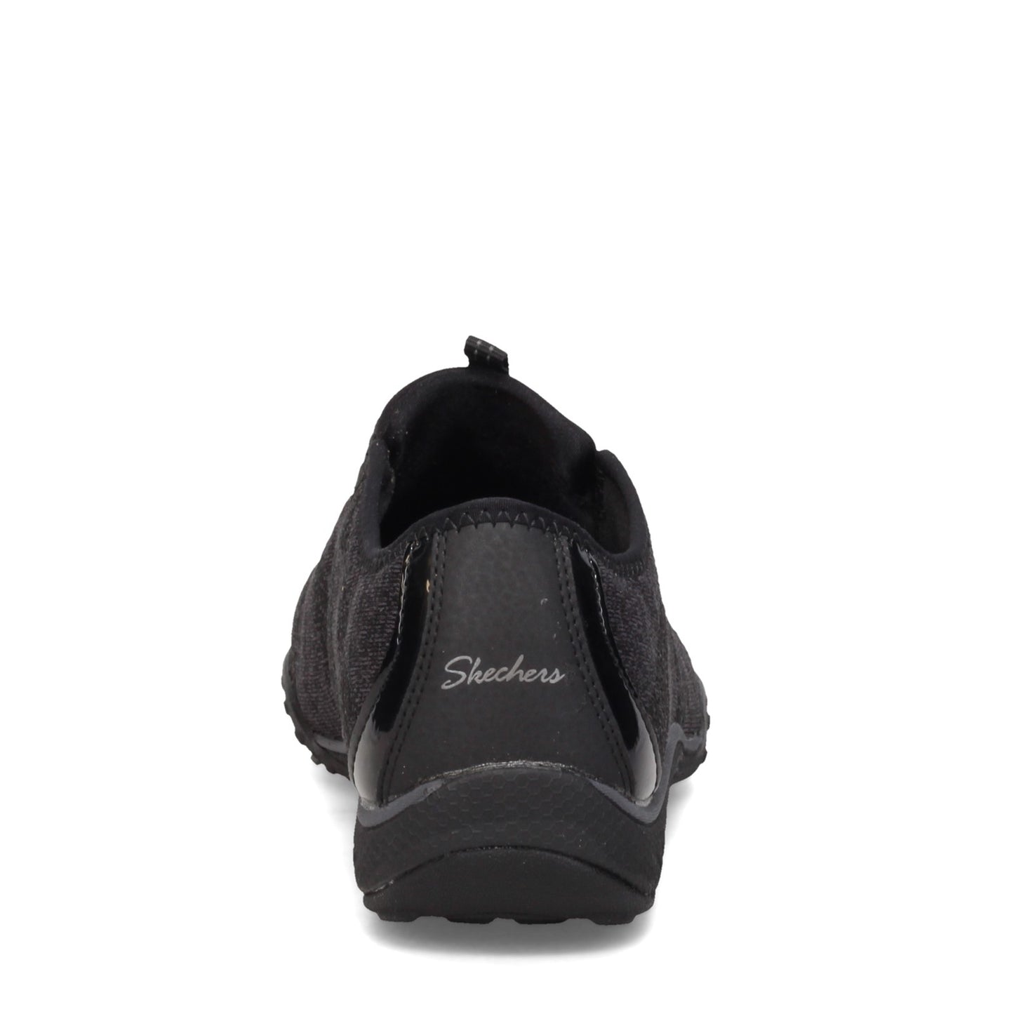 Peltz Shoes Women's Skechers Relaxed Fit: Breathe-Easy - Opportuknity Slip-On BLACK 23855-BLK