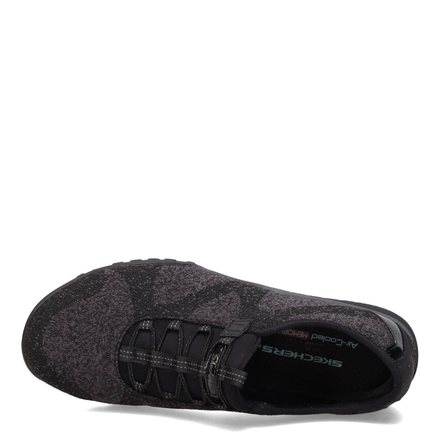 Peltz Shoes Women's Skechers Relaxed Fit: Breathe-Easy - Opportuknity Slip-On BLACK 23855-BLK