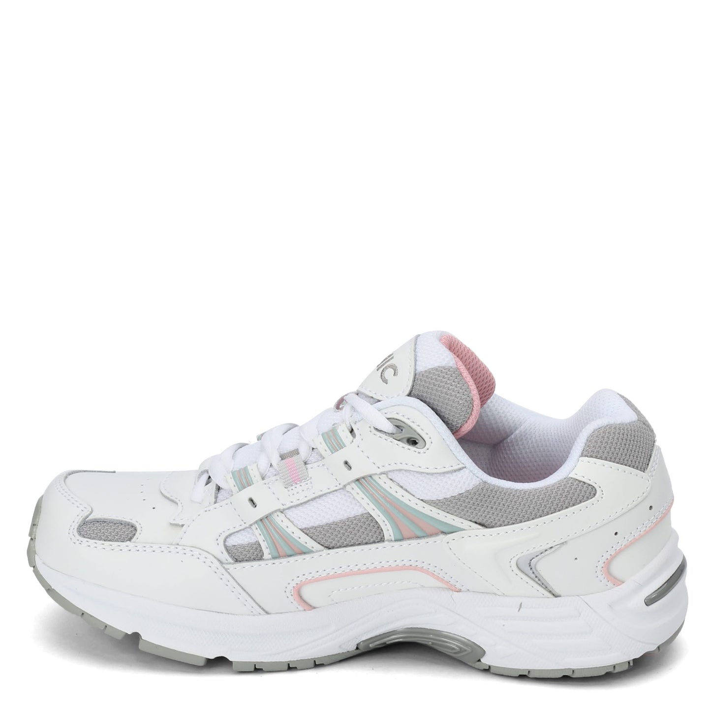 Peltz Shoes Womens Vionic Walker Classic Sneaker WHITE / PINK 23WALK-PNK