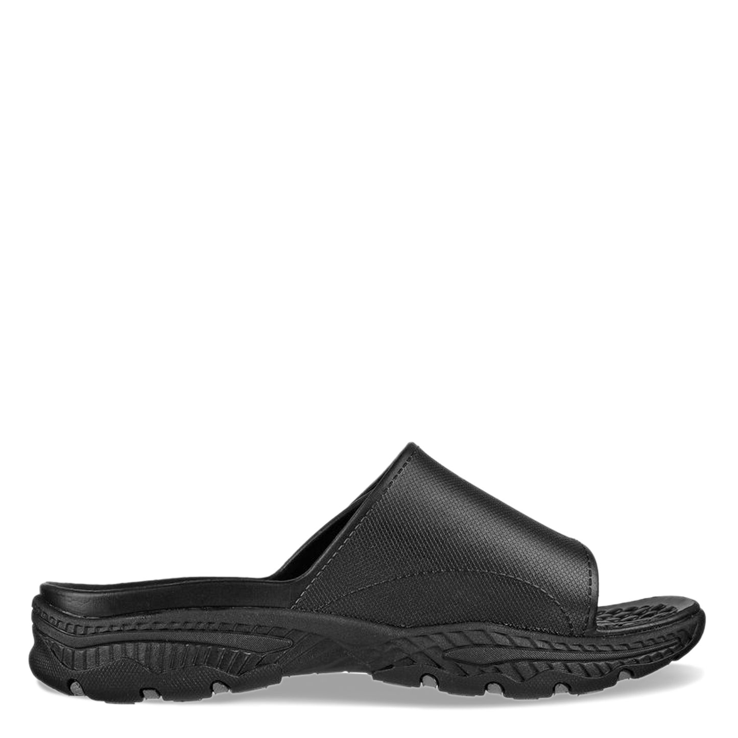 Peltz Shoes Men's Skechers Foamies: Creston Ultra - Get Away Sandal Black 243091-BBK