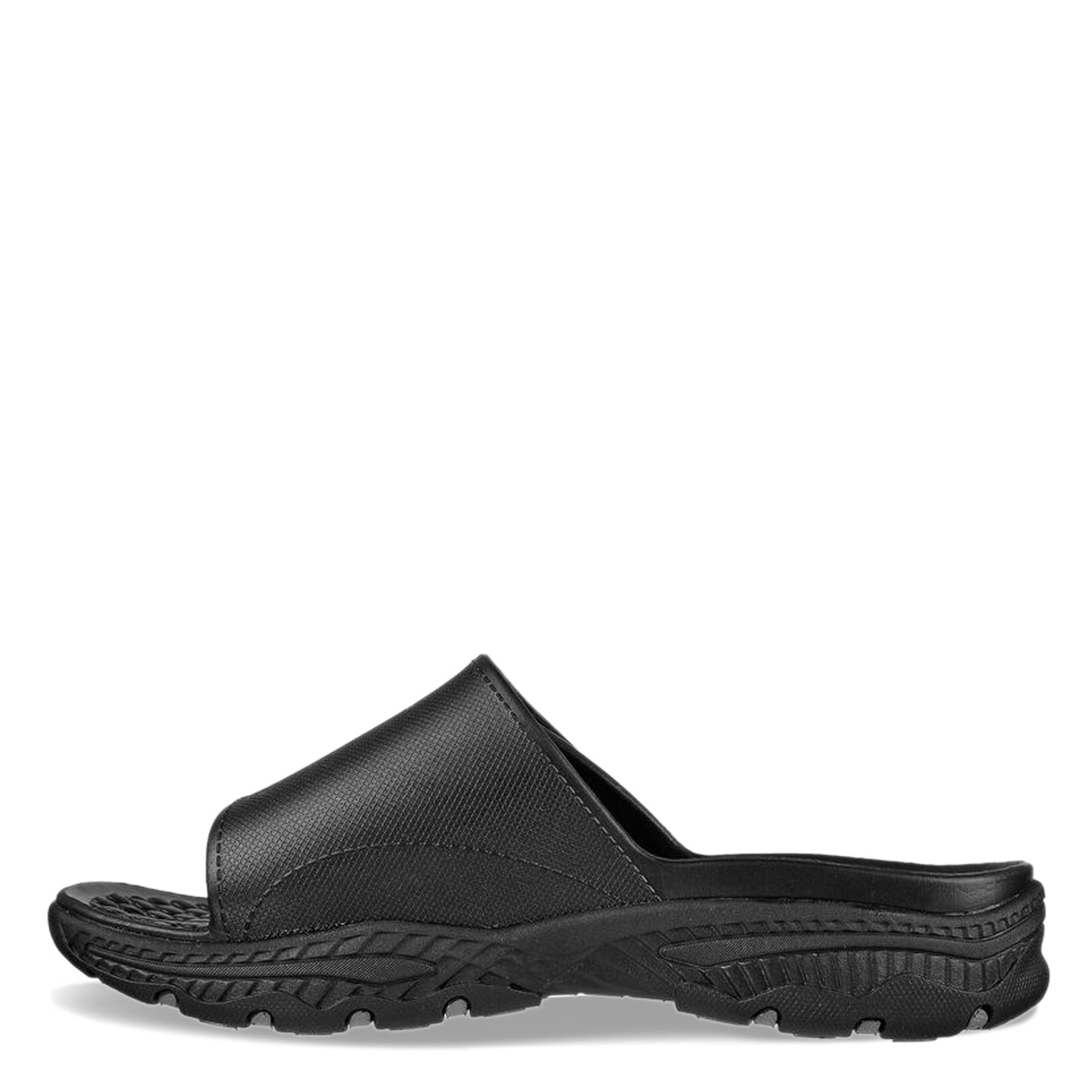 Peltz Shoes Men's Skechers Foamies: Creston Ultra - Get Away Sandal Black 243091-BBK