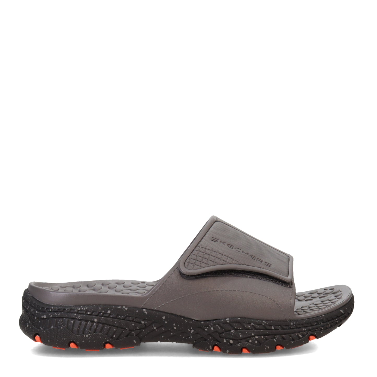 Peltz Shoes Men's Skechers Foamies Creston Ultra Slide Sandal Dark Taupe 243092-DKTP